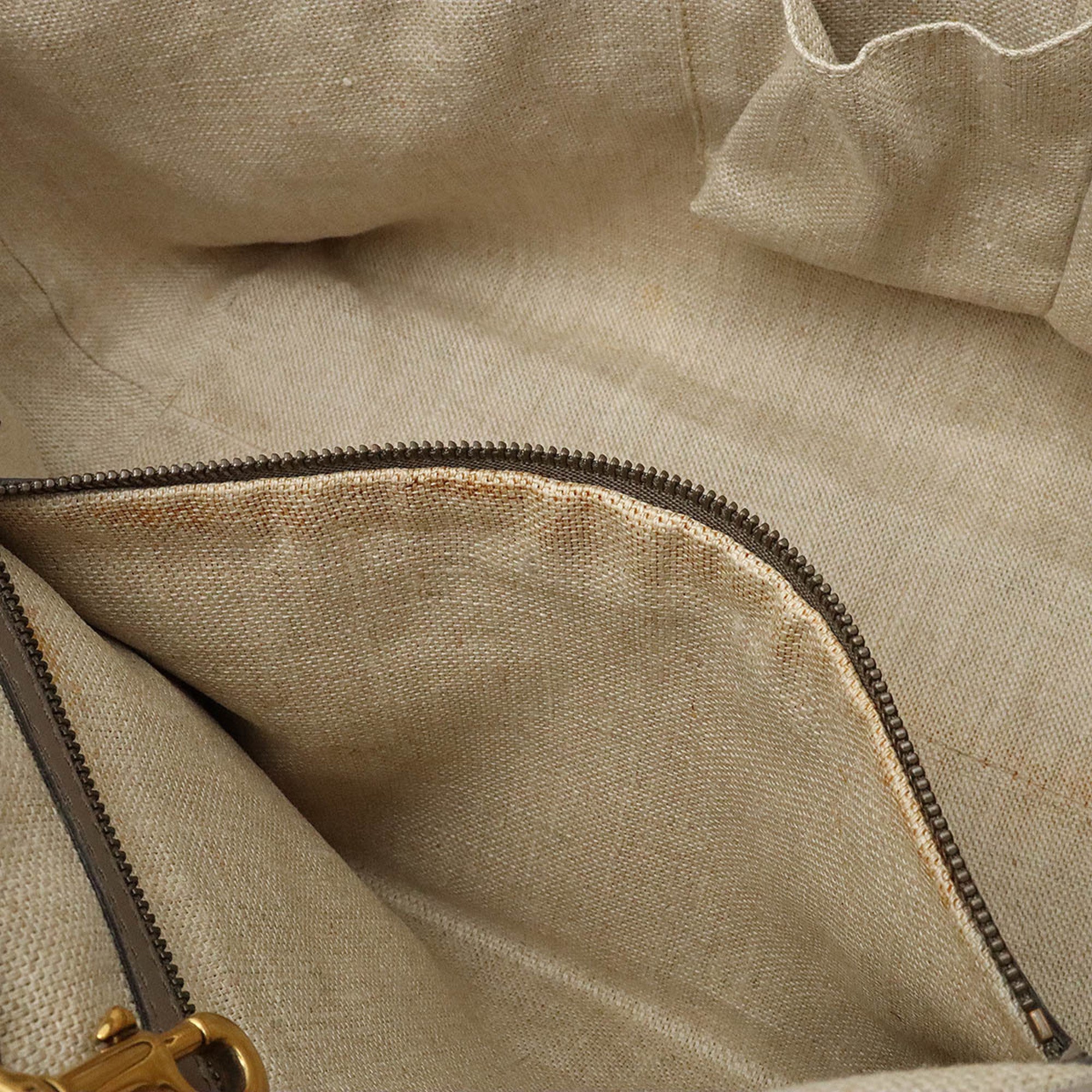 Gucci Gray Leather Tote Bag (Pre-Owned)