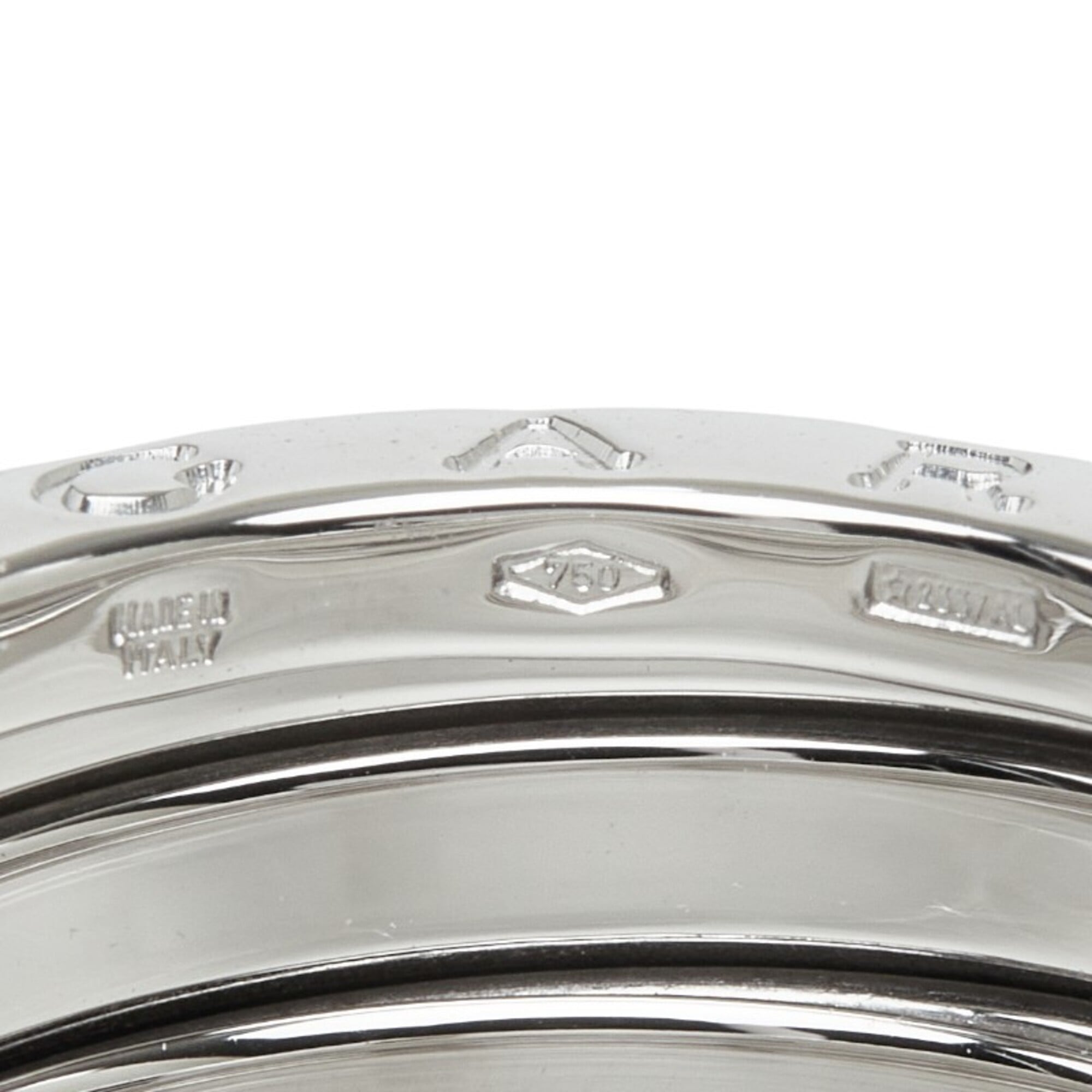 Bvlgari White Gold White Gold (18K) Band Ring (Pre-Owned)