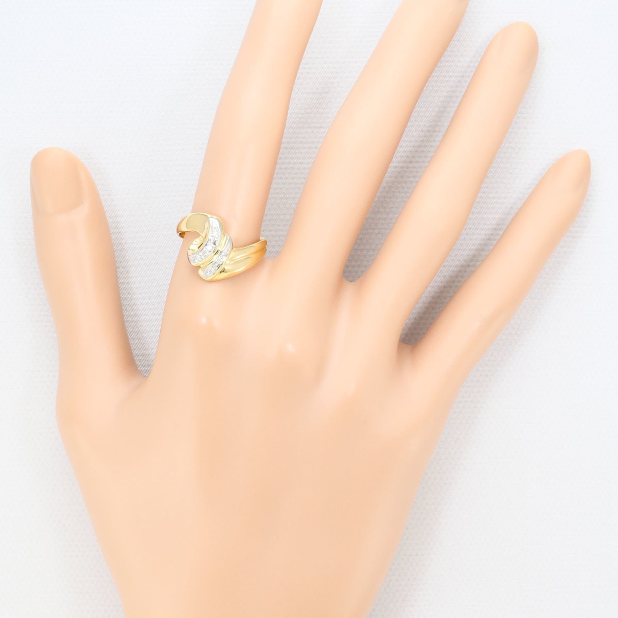 Unbranded Platinum Yellow Gold Yellow Gold (18K) Platinum 900 Band Ring (Pre-Owned)