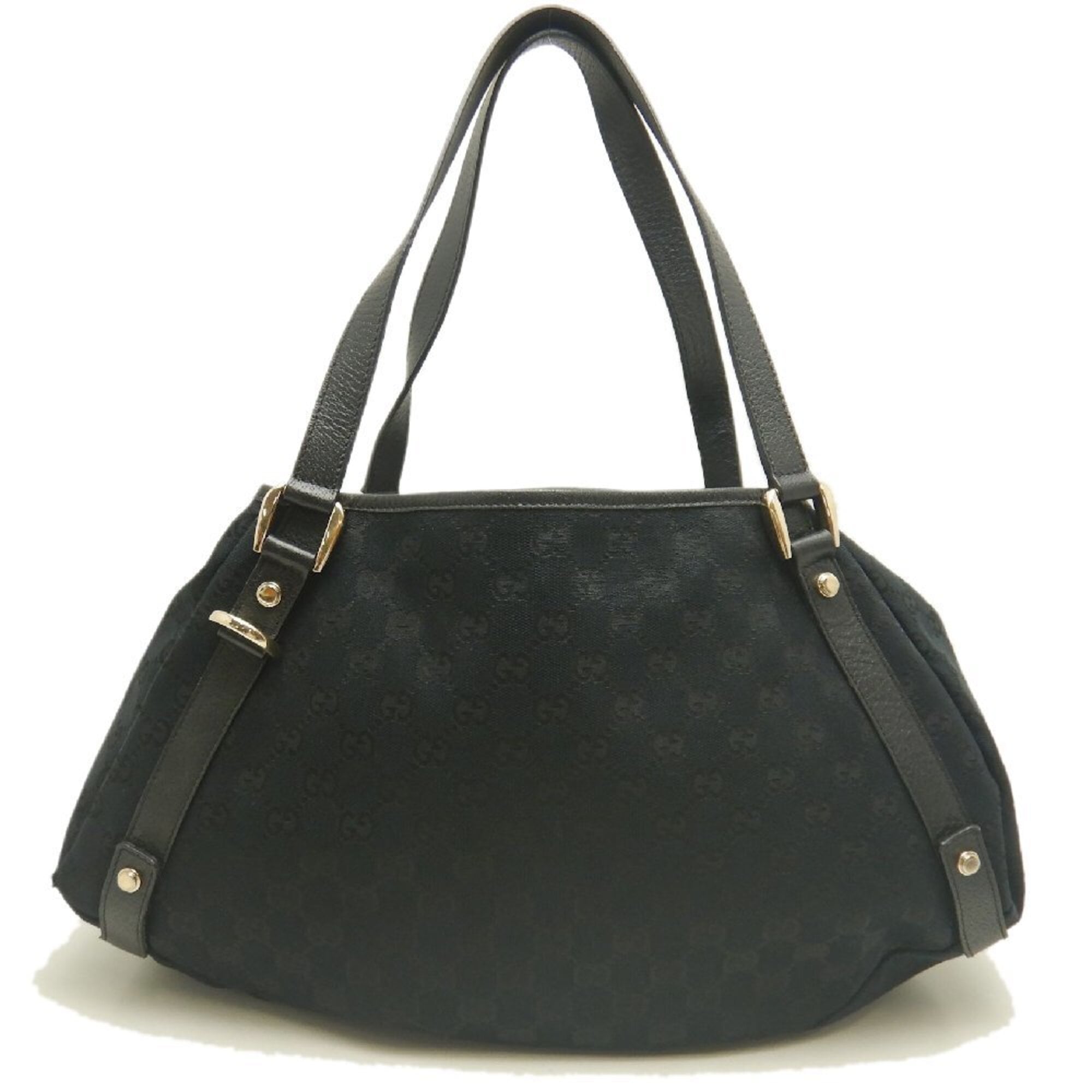 Gucci Black Gg Canvas Tote Bag (Pre-Owned)