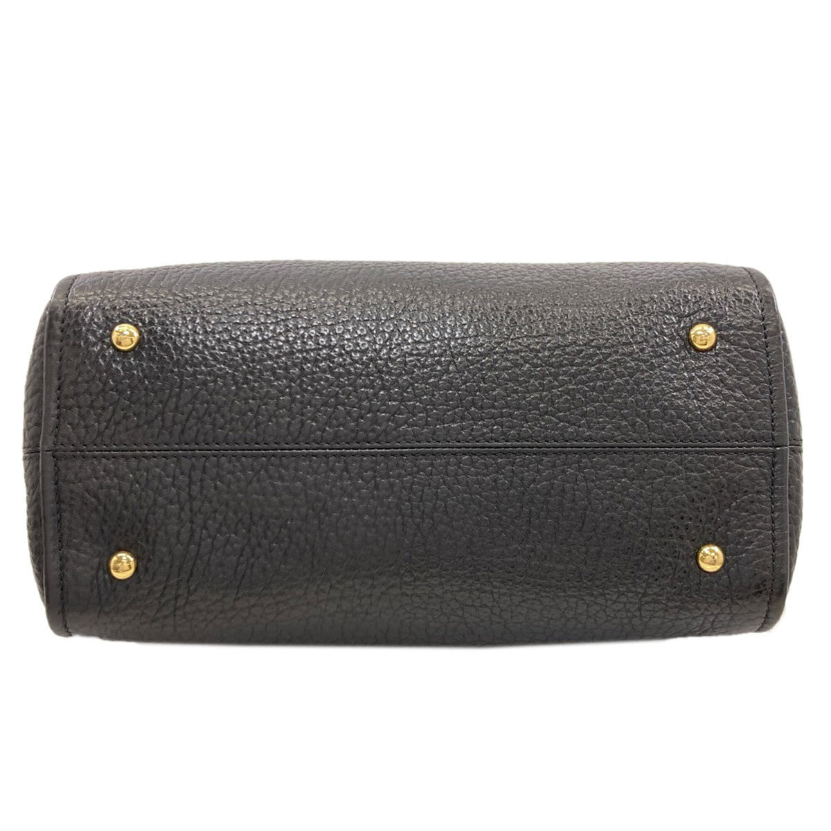 Fendi Chameleon Black Leather Tote Bag (Pre-Owned)