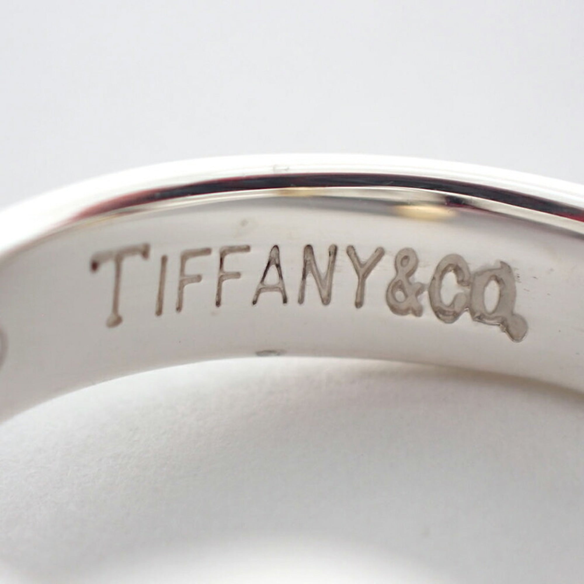 Tiffany Sterling Silver 925 Band Ring (Pre-Owned)