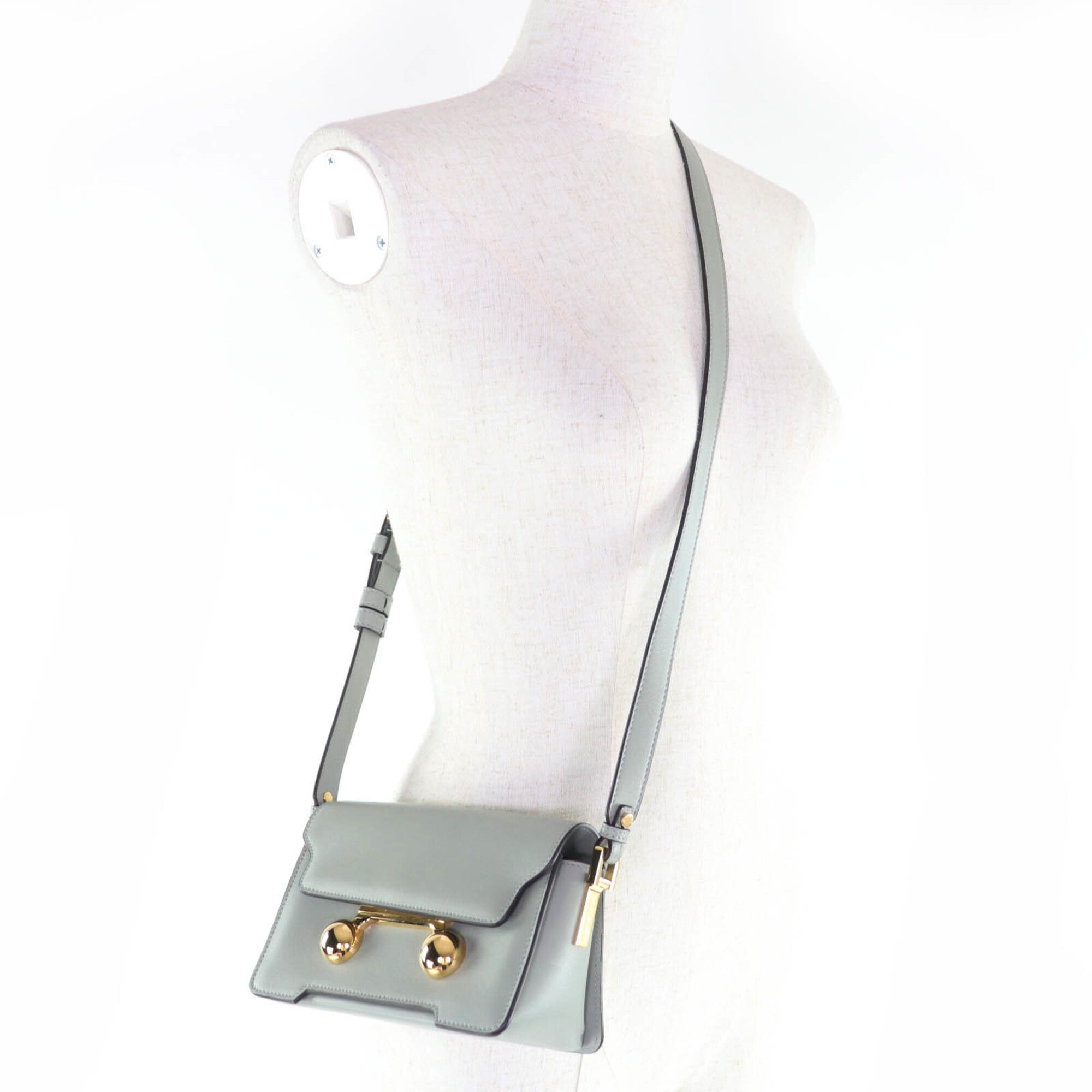Marni Green Leather Shoulder Bag (Pre-Owned)