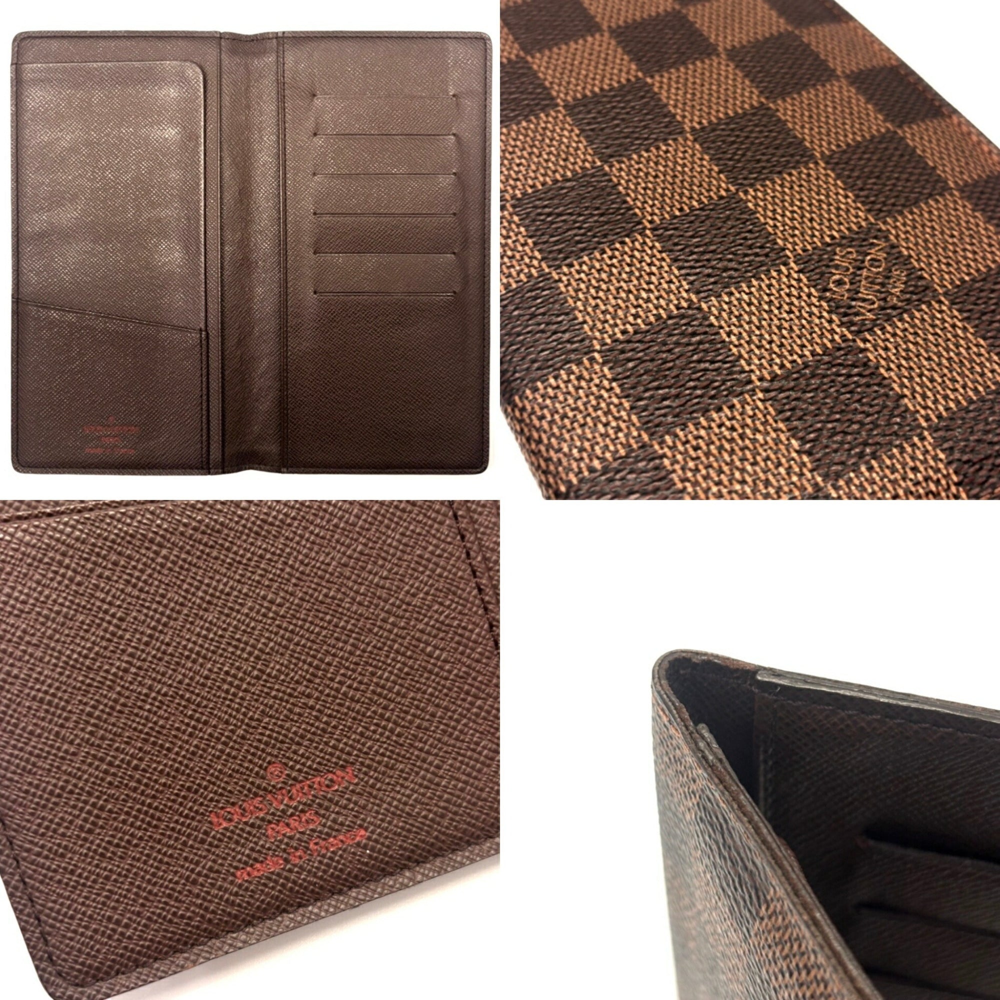 Louis Vuitton Damier Canvas Long Wallet (Bi-Fold) (Pre-Owned)