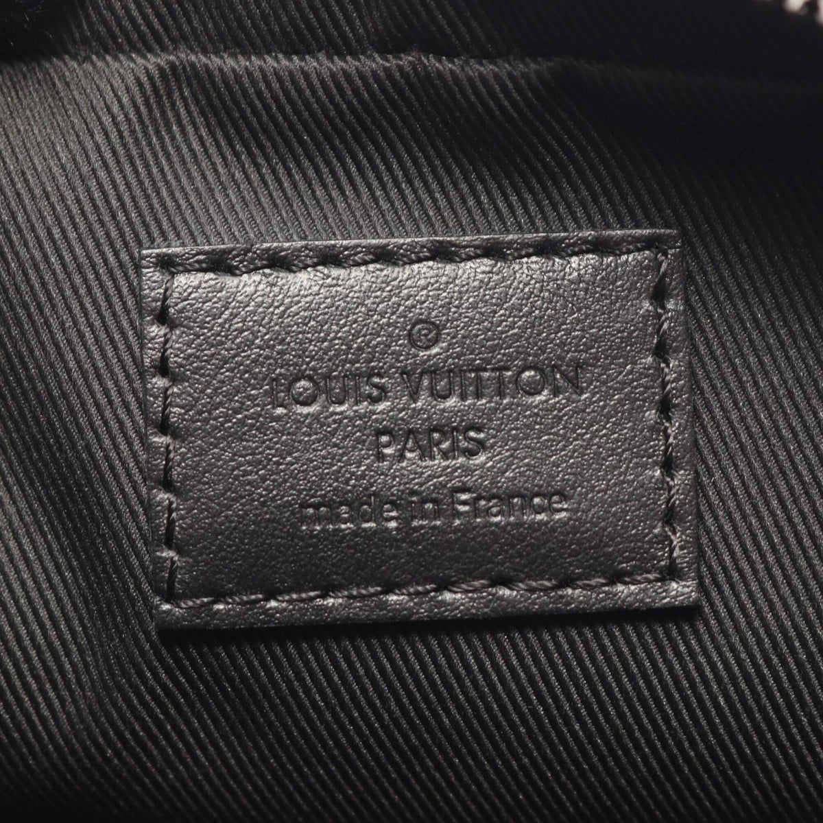 Louis Vuitton Black Gray Coated Canvas Pvc Monogram Eclipse Leather Handbag Shoulder Bag (Pre-Owned)