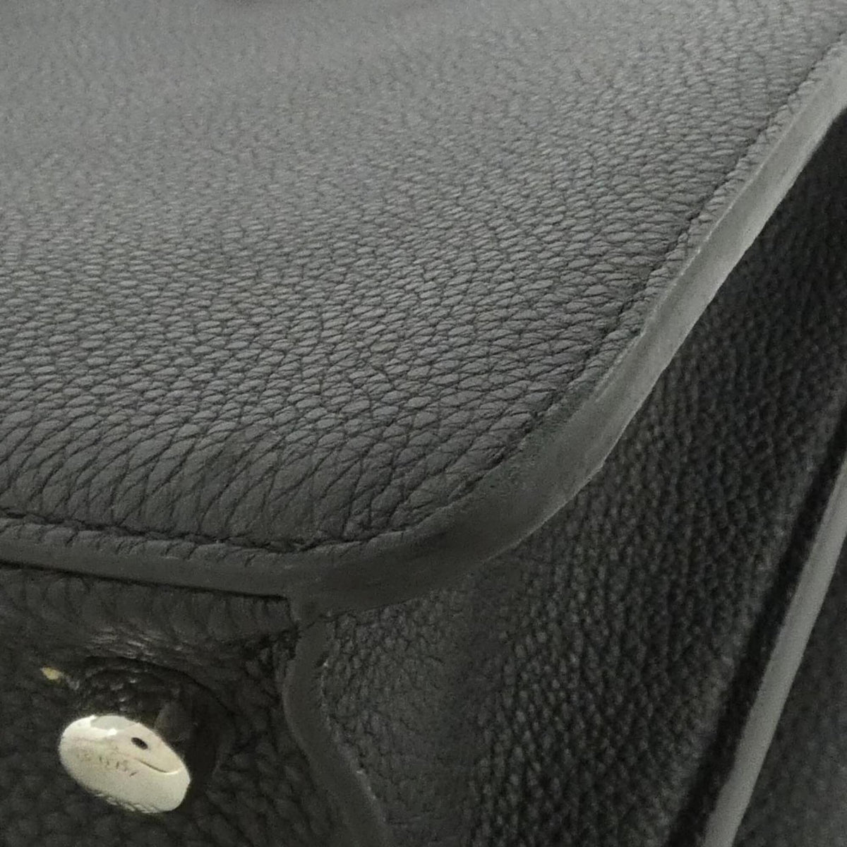 Fendi Black Leather Briefcase Handbag (Pre-Owned)
