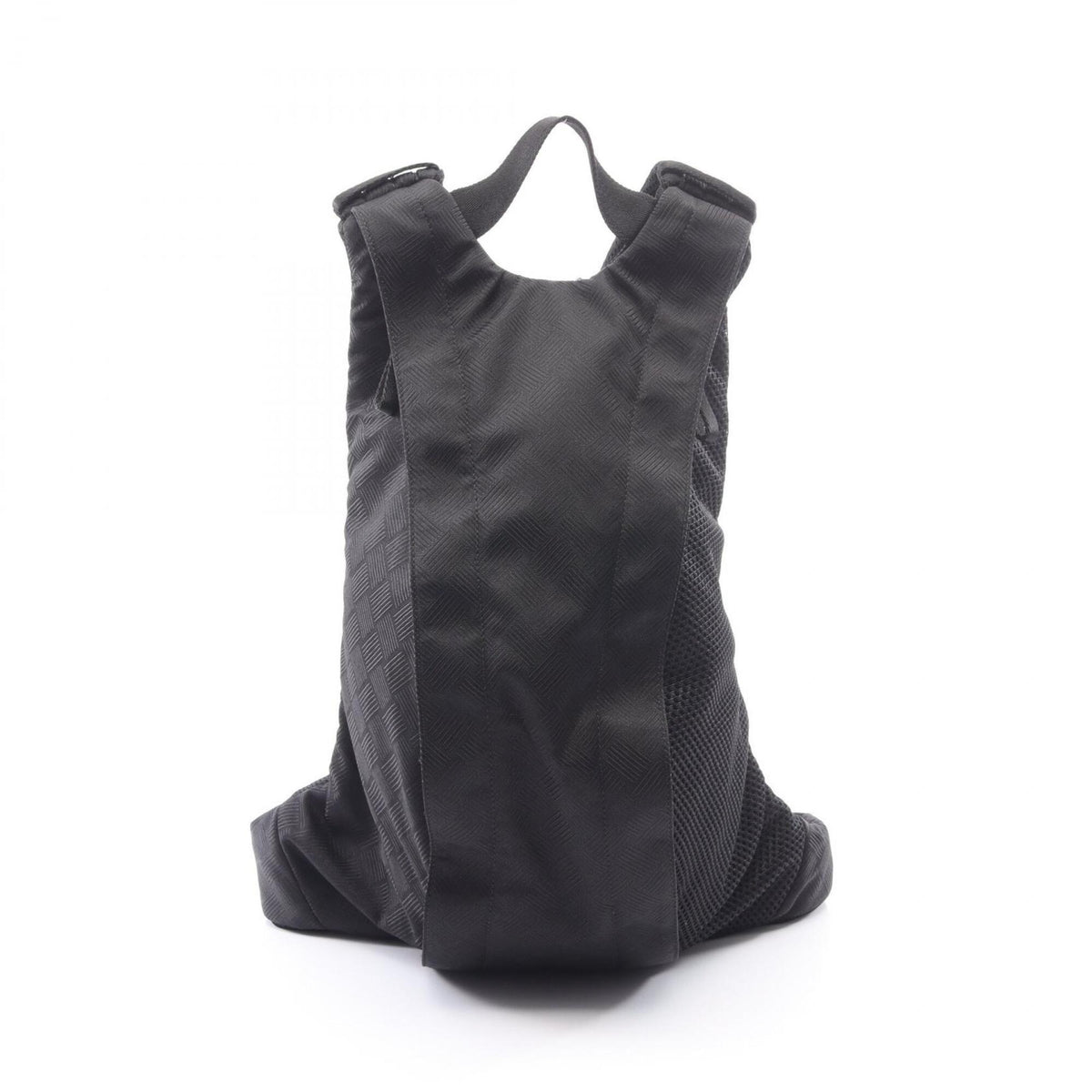 Bottega Veneta Black Nylon Backpack Handbag (Pre-Owned)
