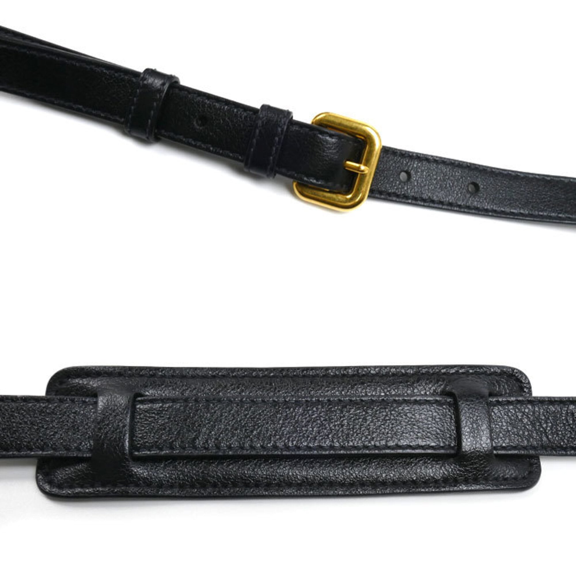 Prada Black Leather Shoulder Bag (Pre-Owned)