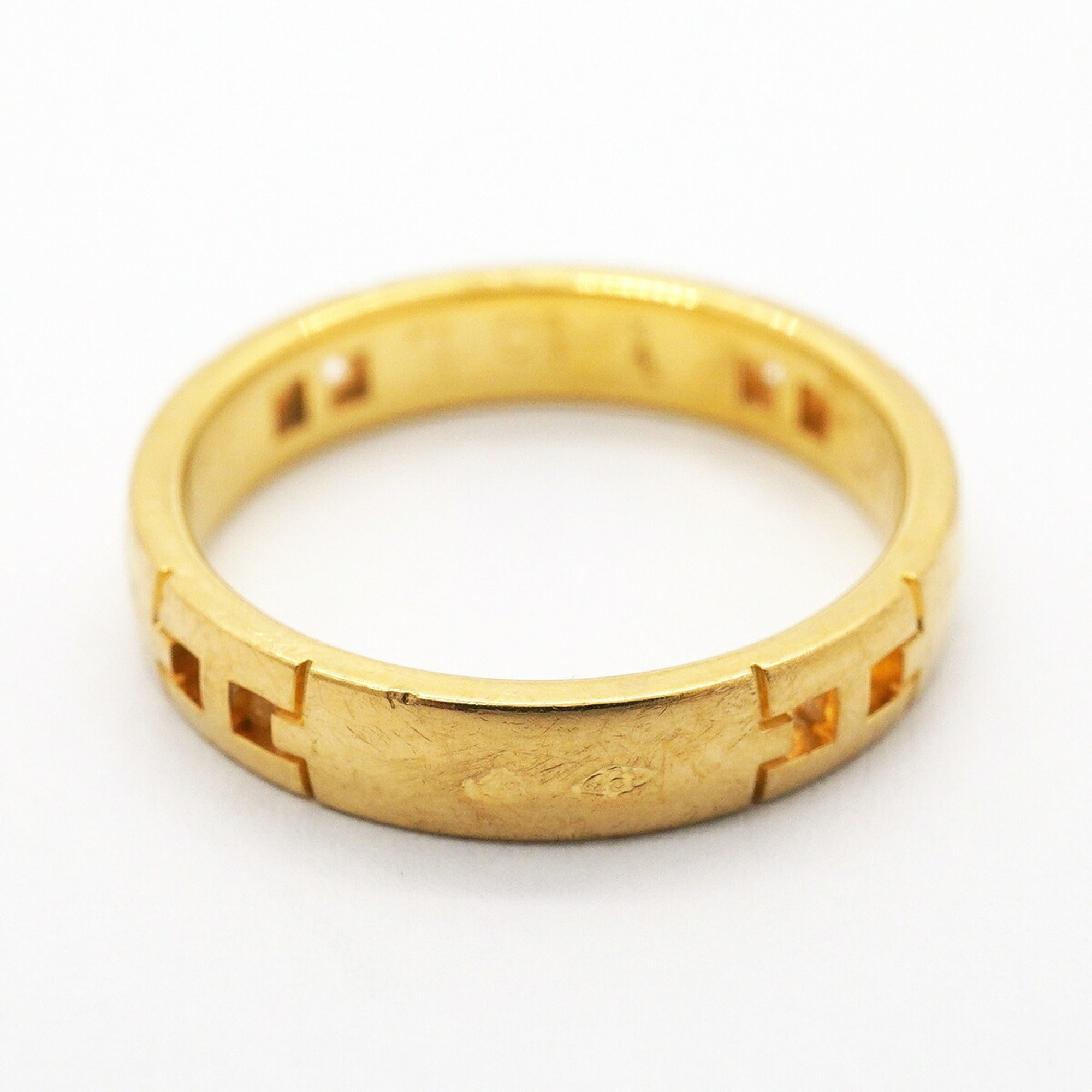 Hermes Yellow Gold (18K) Band Ring (Pre-Owned)