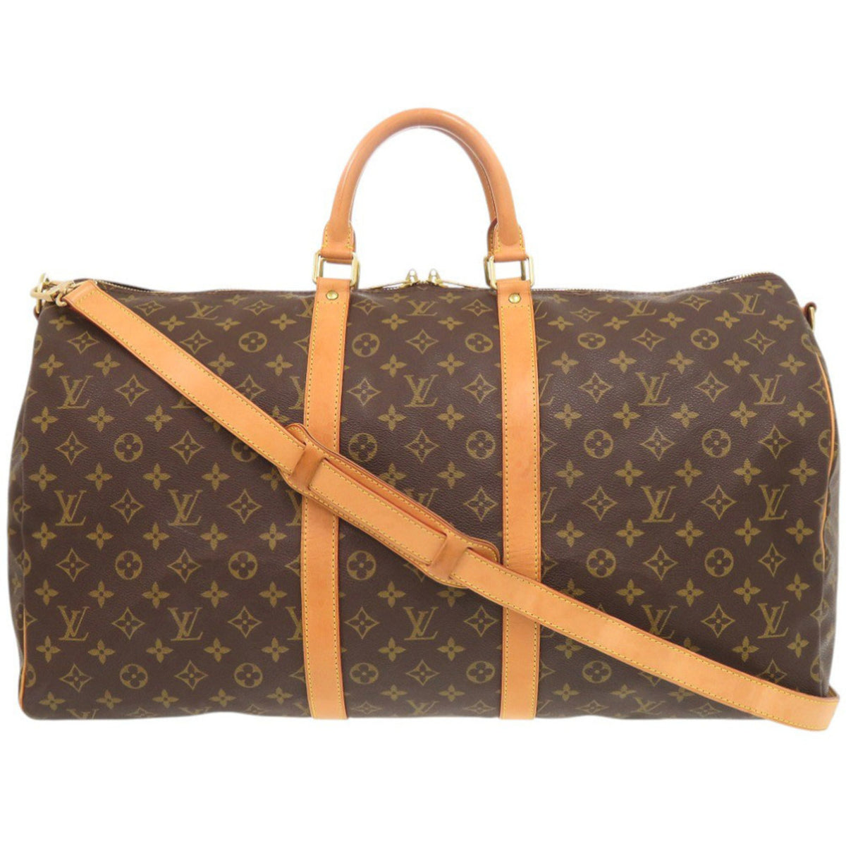 Louis Vuitton Brown Monogram Monogram Boston Bag (Pre-Owned)