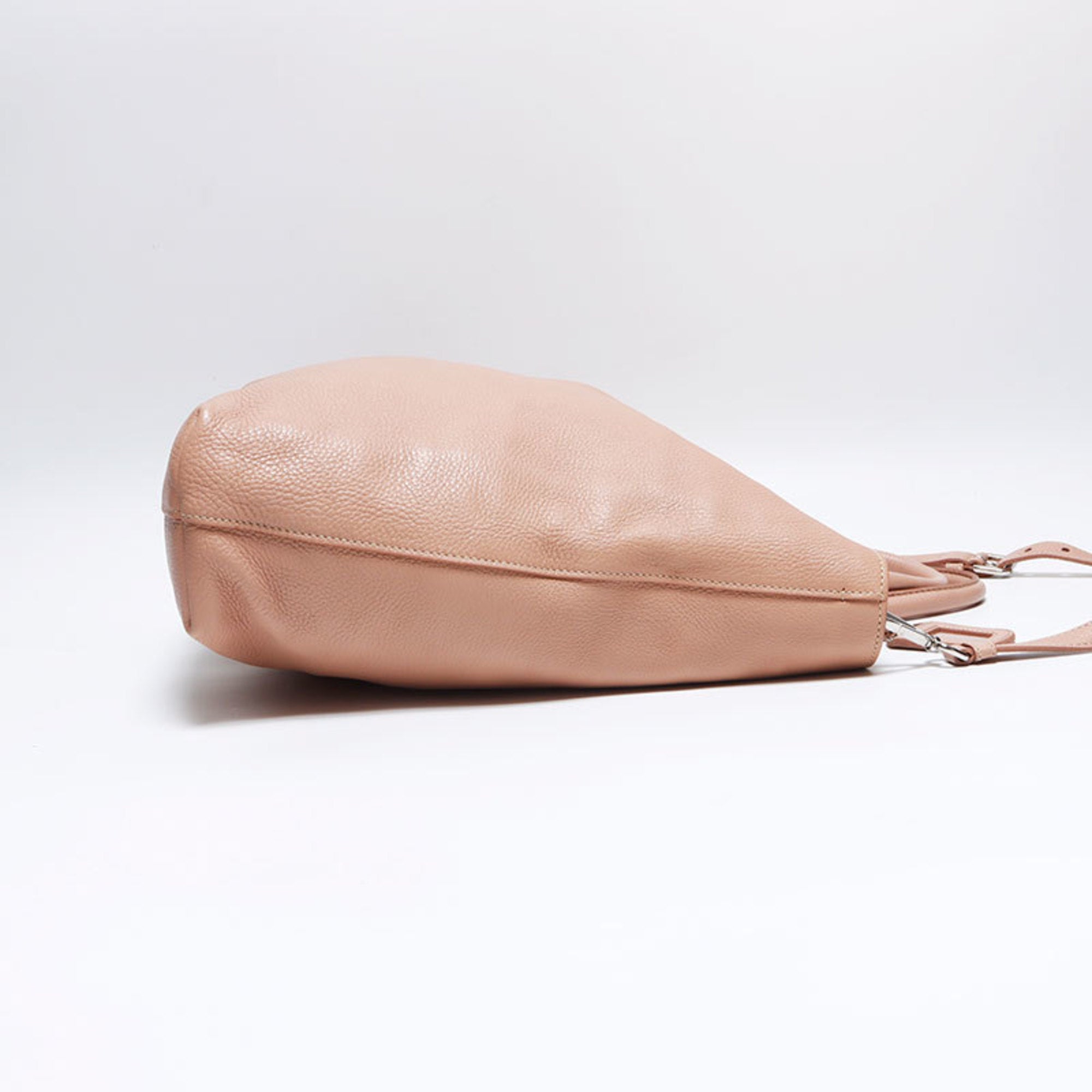 Prada Pink Leather Shoulder Bag (Pre-Owned)