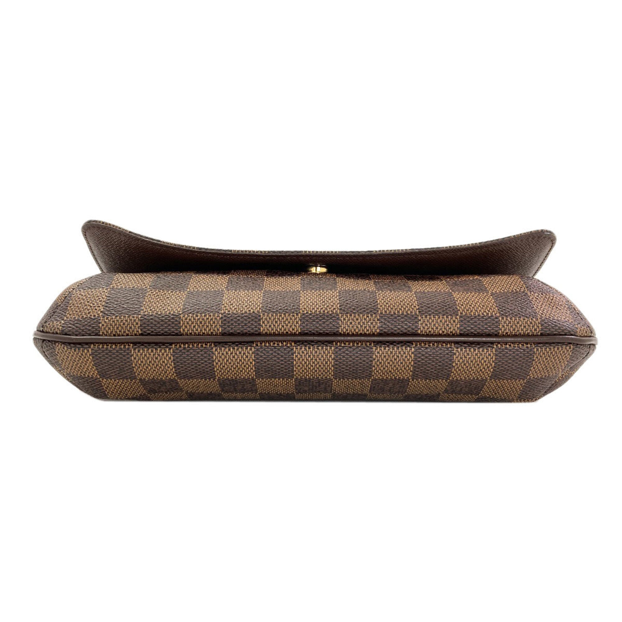 Louis Vuitton Damier Canvas Ebene Damier Canvas Shoulder Bag (Pre-Owned)
