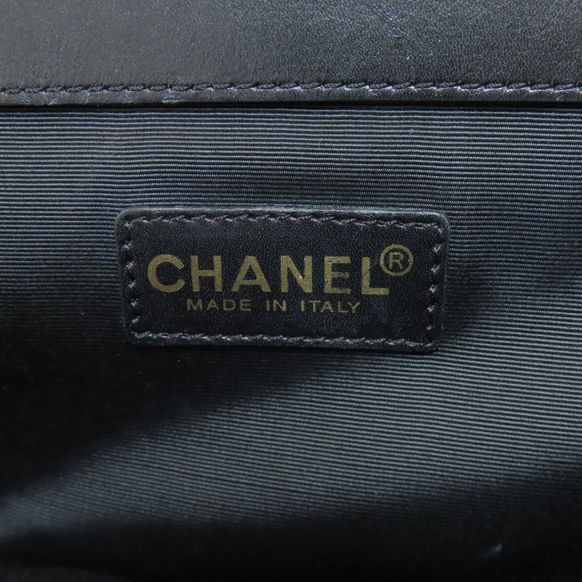 Chanel Black Canvas Tote Bag (Pre-Owned)