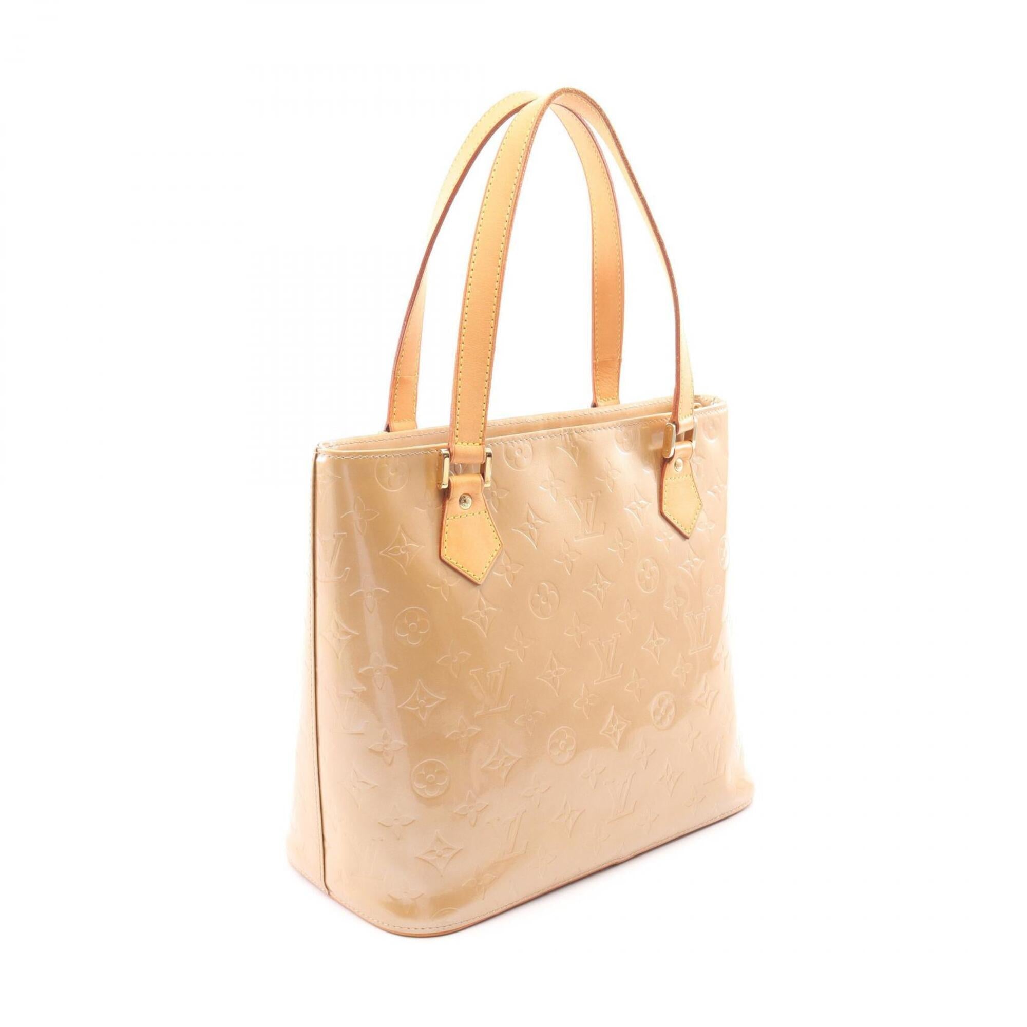 Louis Vuitton Monogram Vernis Beige Noisette Vernis Leather Handbag (Pre-Owned)