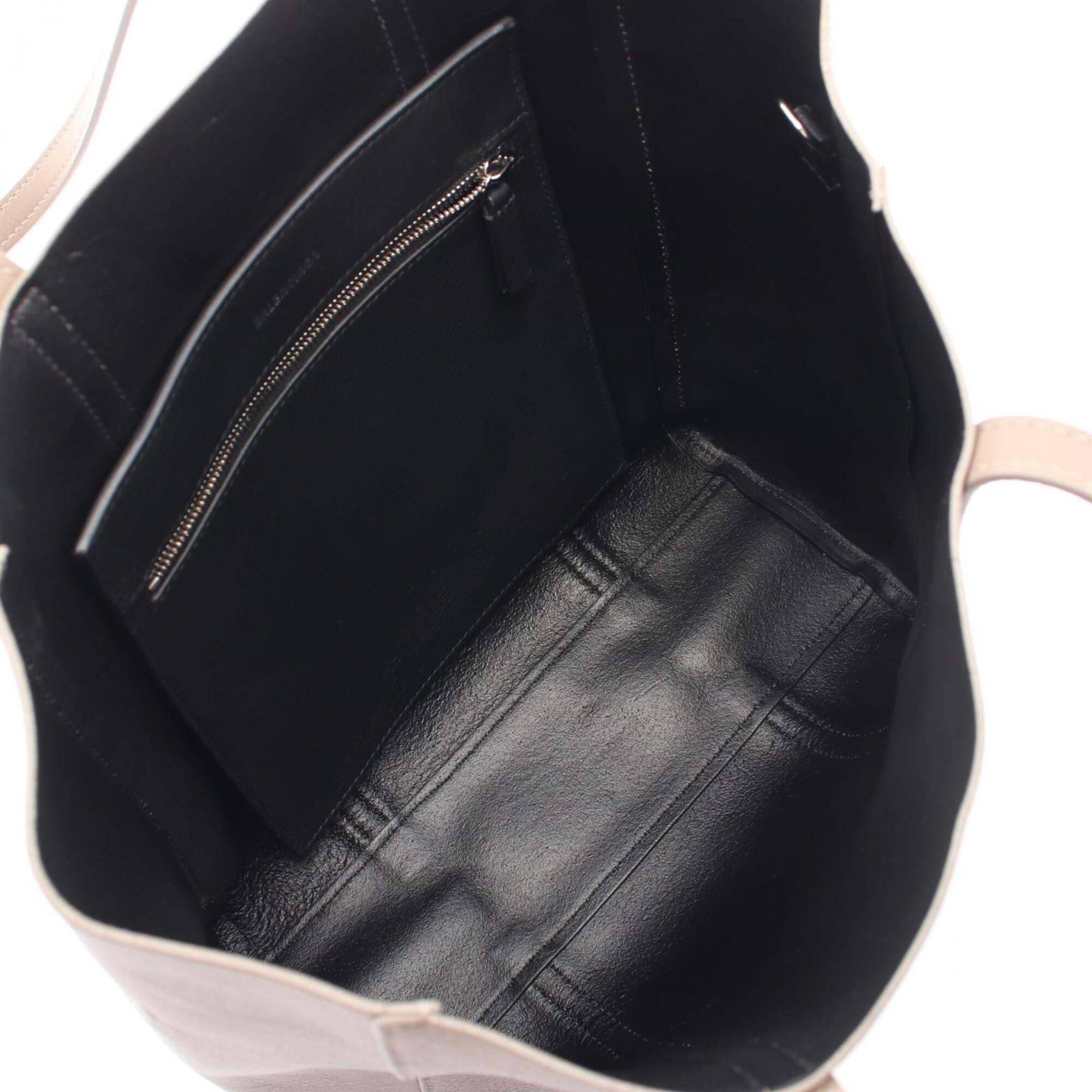 Balenciaga Beige Leather Handbag Tote Bag (Pre-Owned)