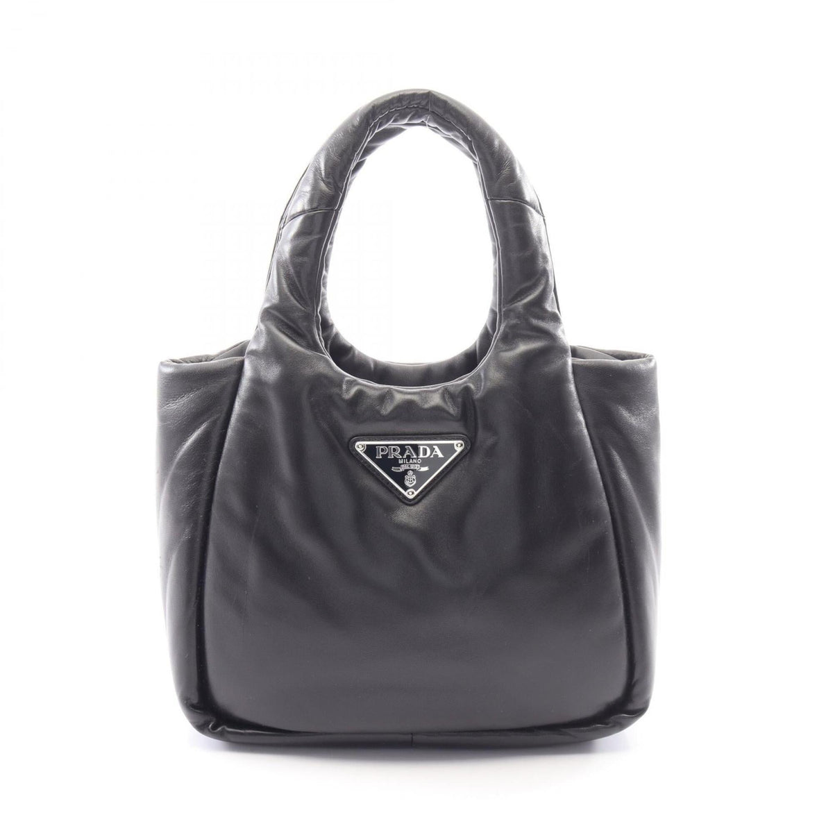 Prada Black Leather Handbag (Pre-Owned)
