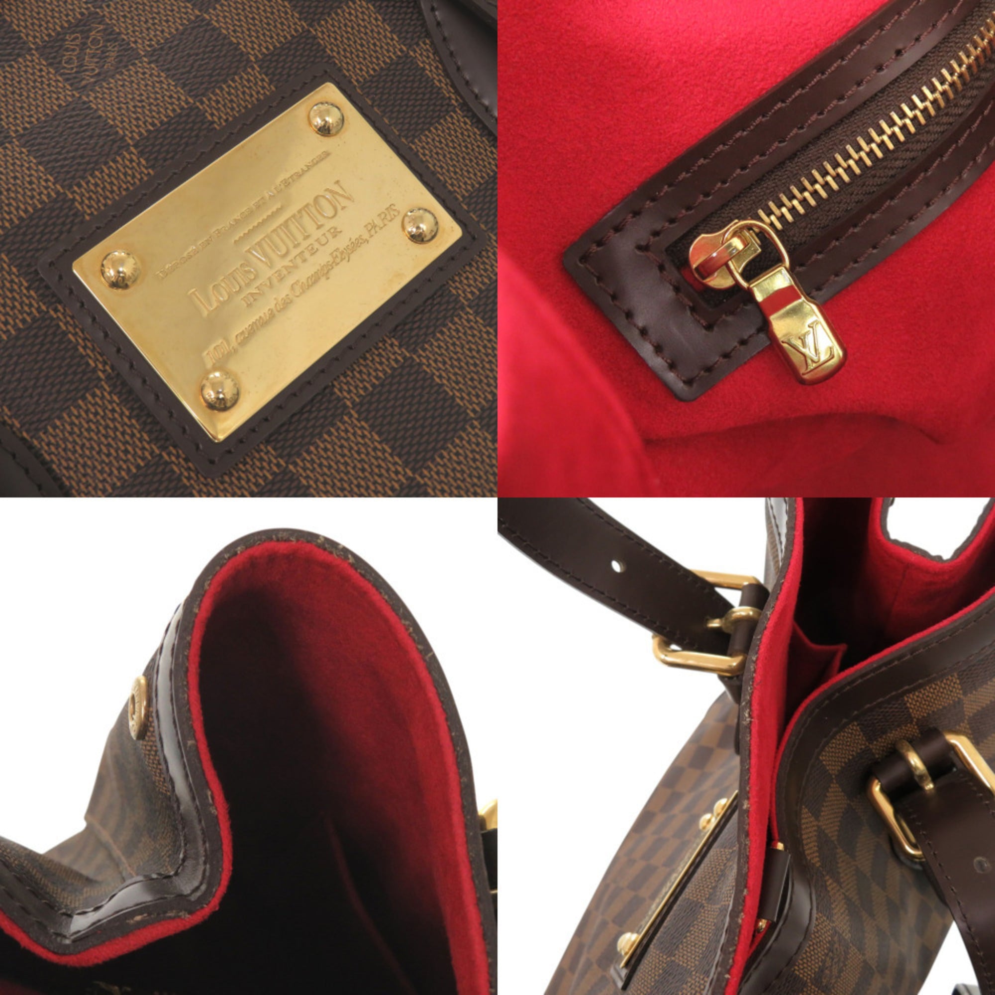 Louis Vuitton Brown Damier Canvas Damier Canvas Tote Bag (Pre-Owned)