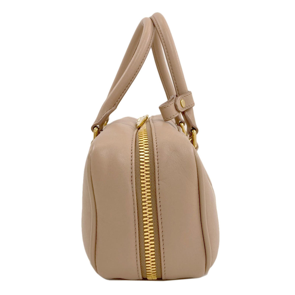 Miu Miu Beige Leather Handbag (Pre-Owned)