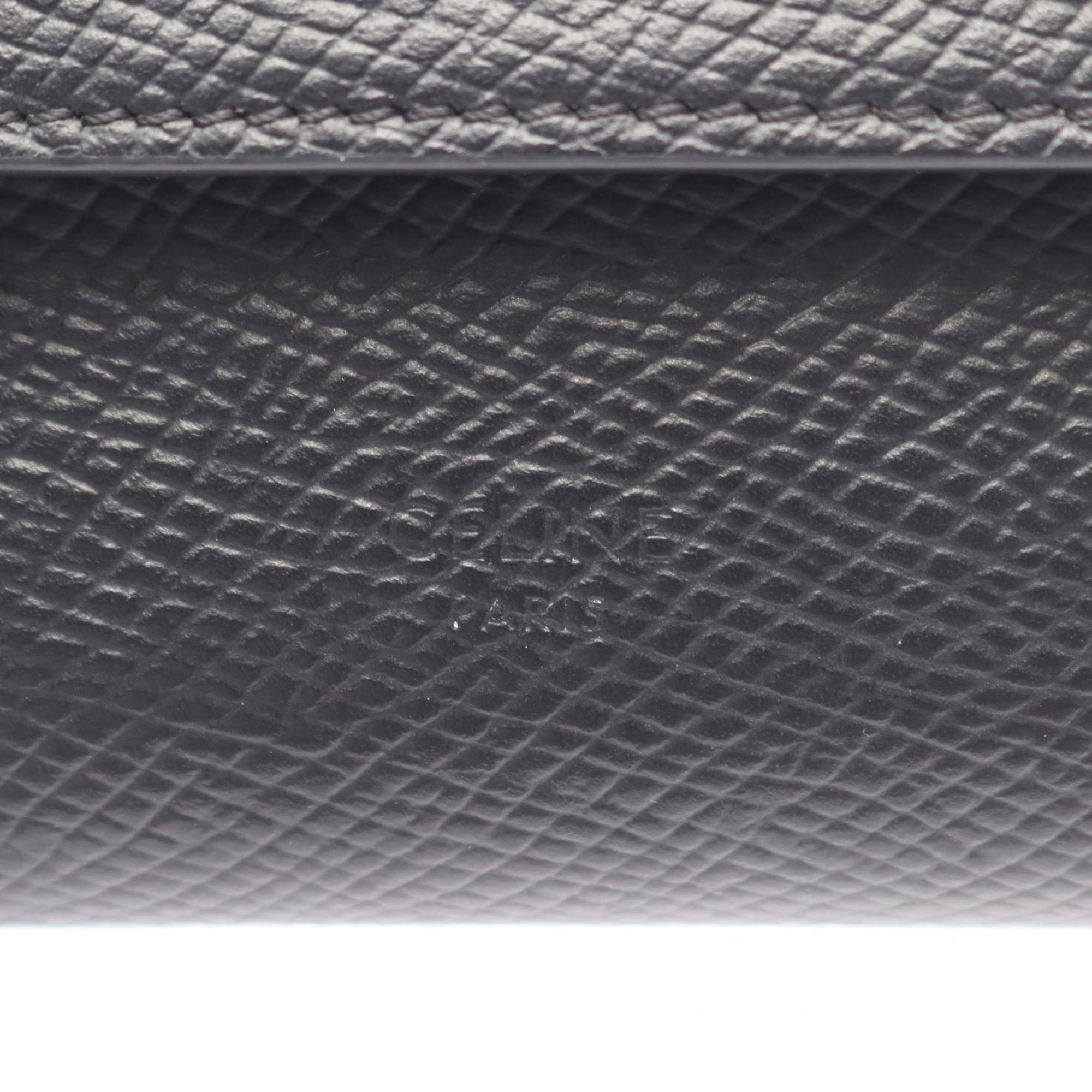 Celine Black Leather Wallet (Tri-Fold) (Pre-Owned)