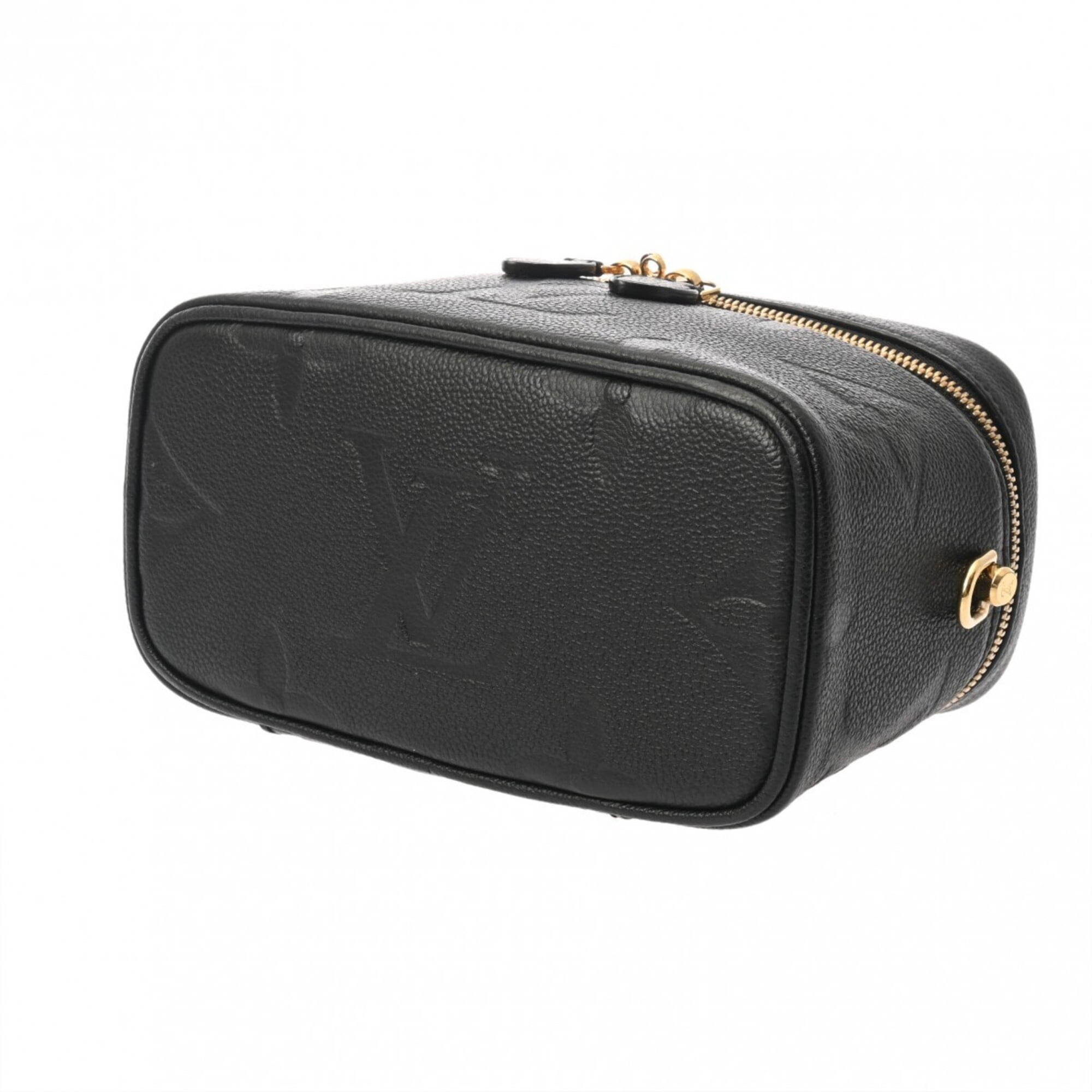 Louis Vuitton Noir Leather Vanity Bag (Pre-Owned)