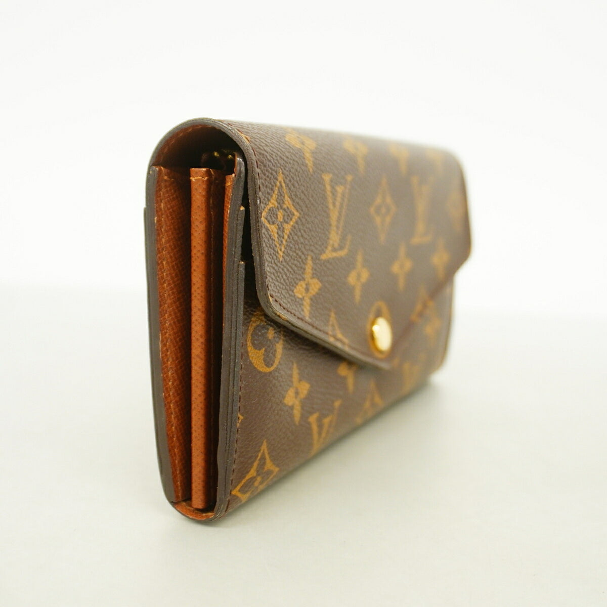 Louis Vuitton Brown Long Wallet (Bi-Fold) (Pre-Owned)