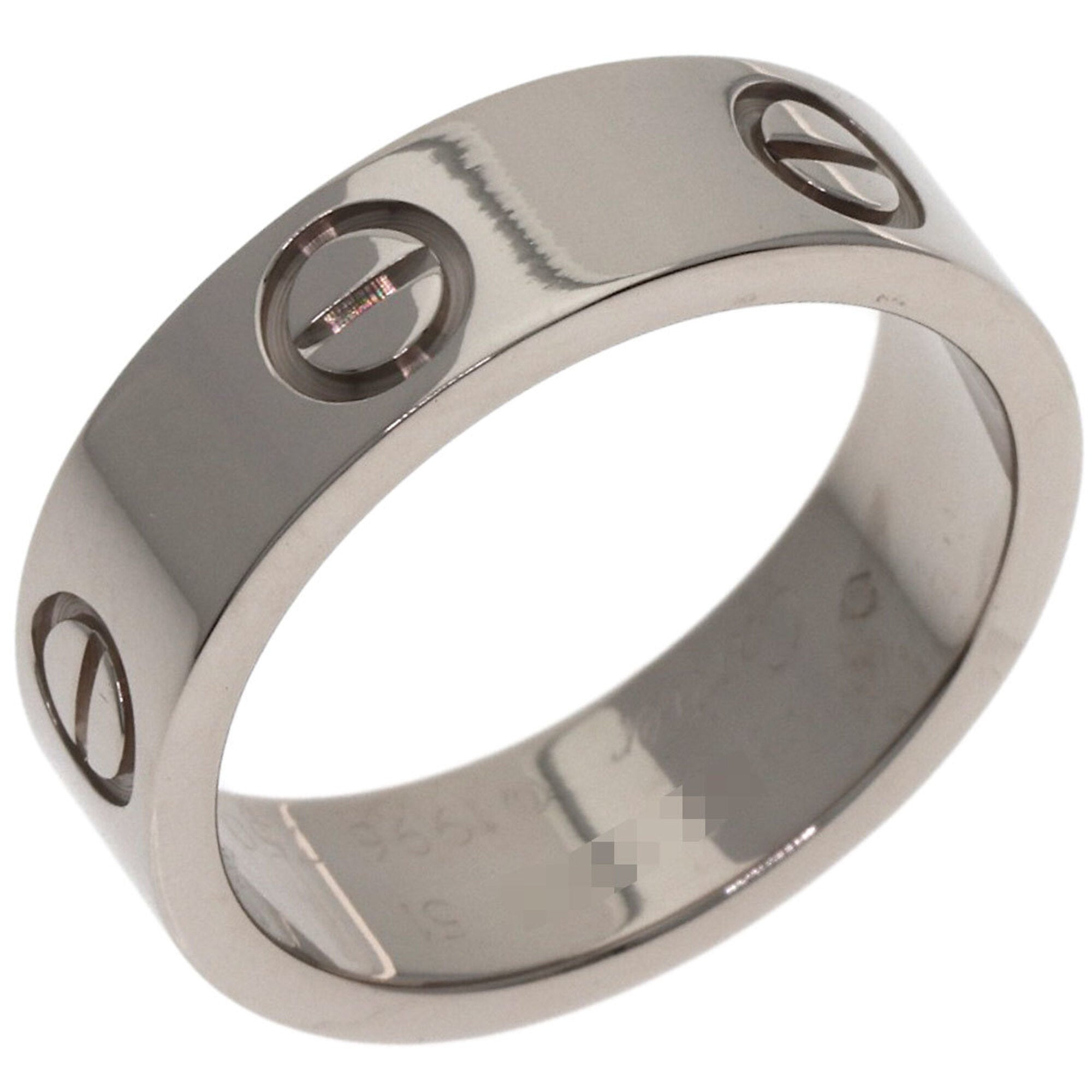 Cartier Love White Gold (18K) Band Ring (Pre-Owned)