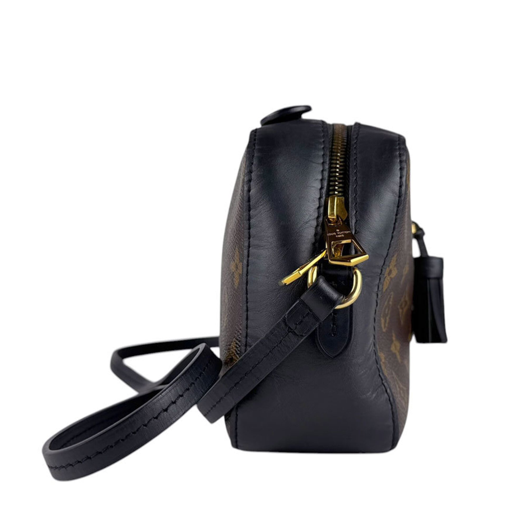 Louis Vuitton Black Brown Monogram Monogram Shoulder Bag (Pre-Owned)