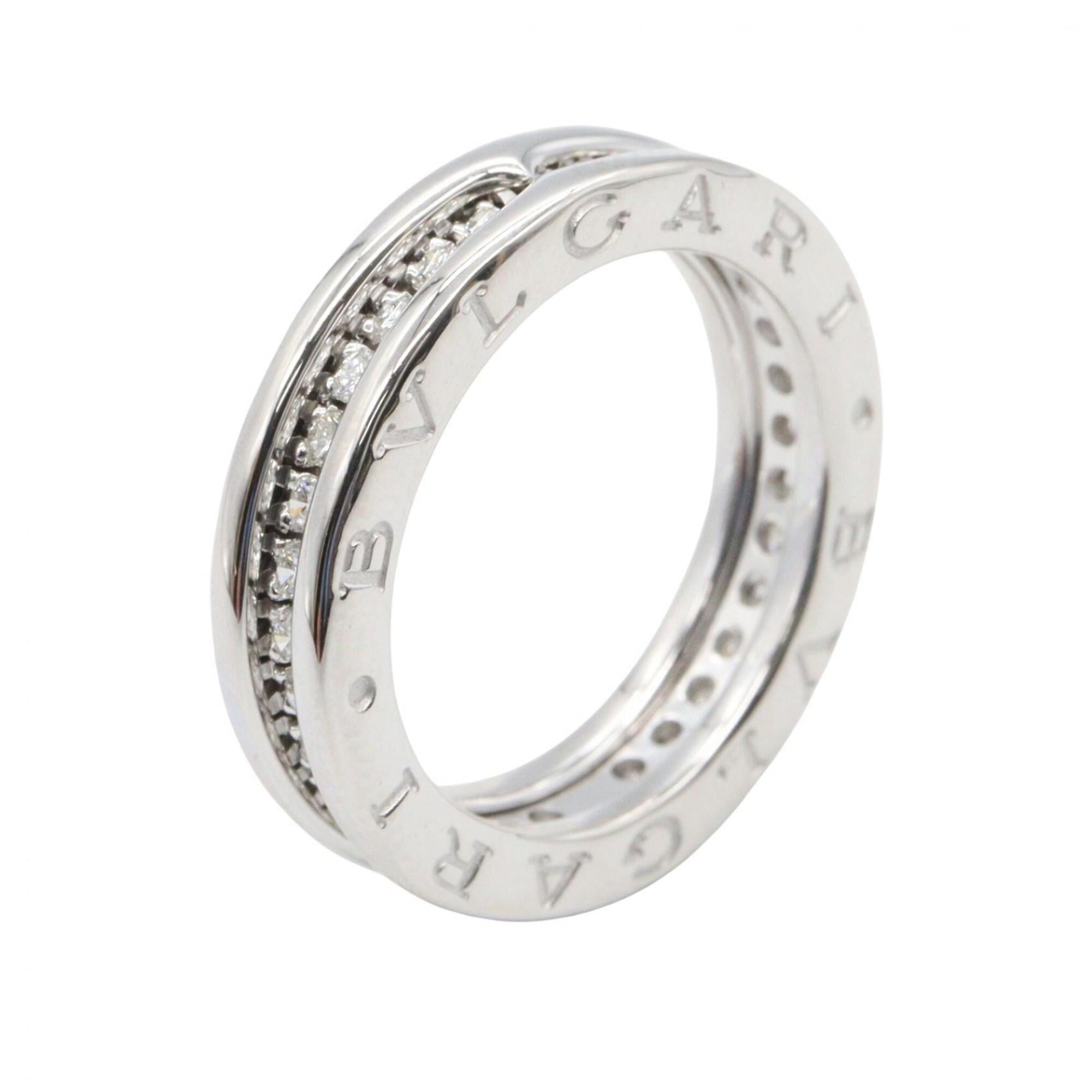 Bvlgari Clear White Gold White Gold (18K) Couple Ring (Pre-Owned)