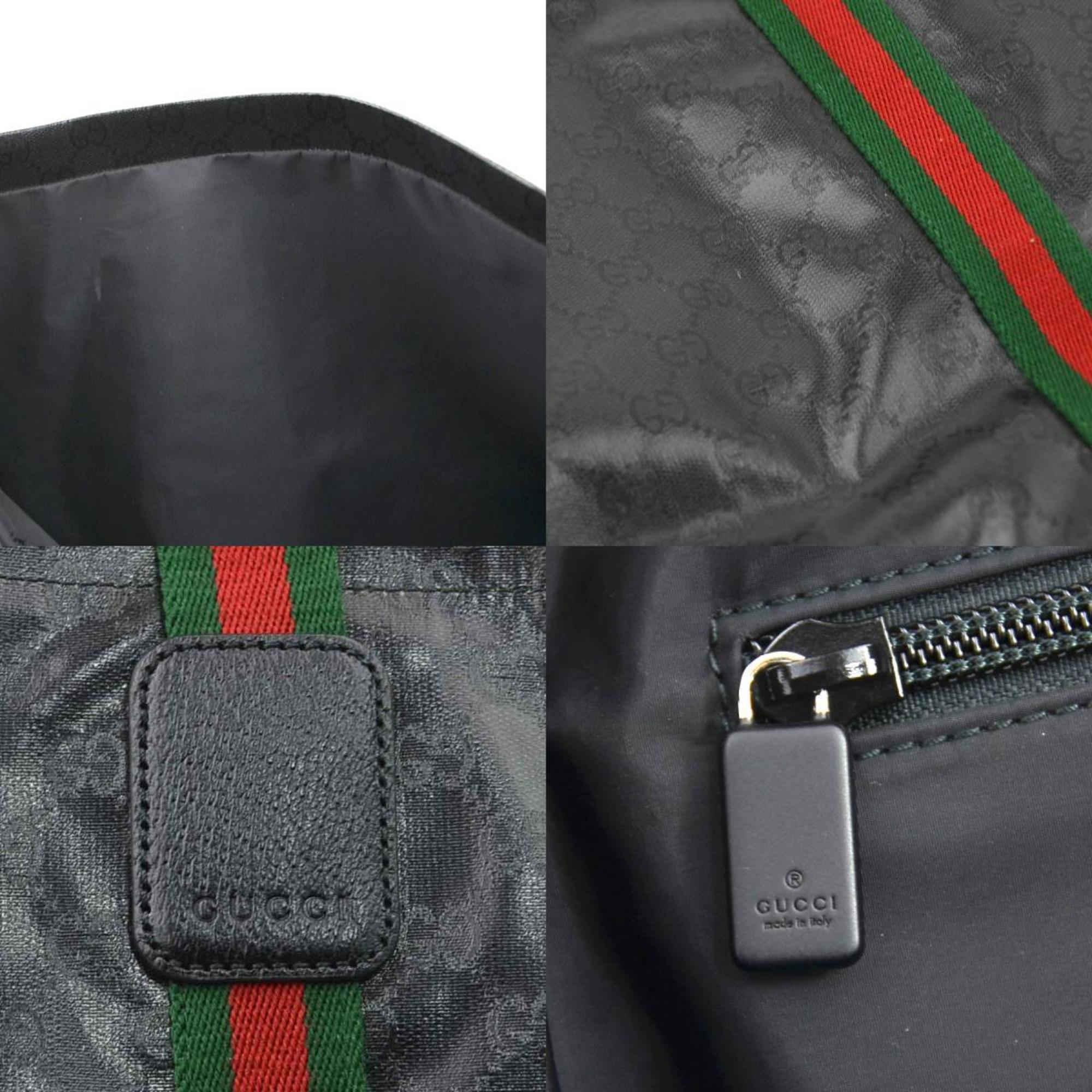 Gucci Black Pvc Handbag (Pre-Owned)