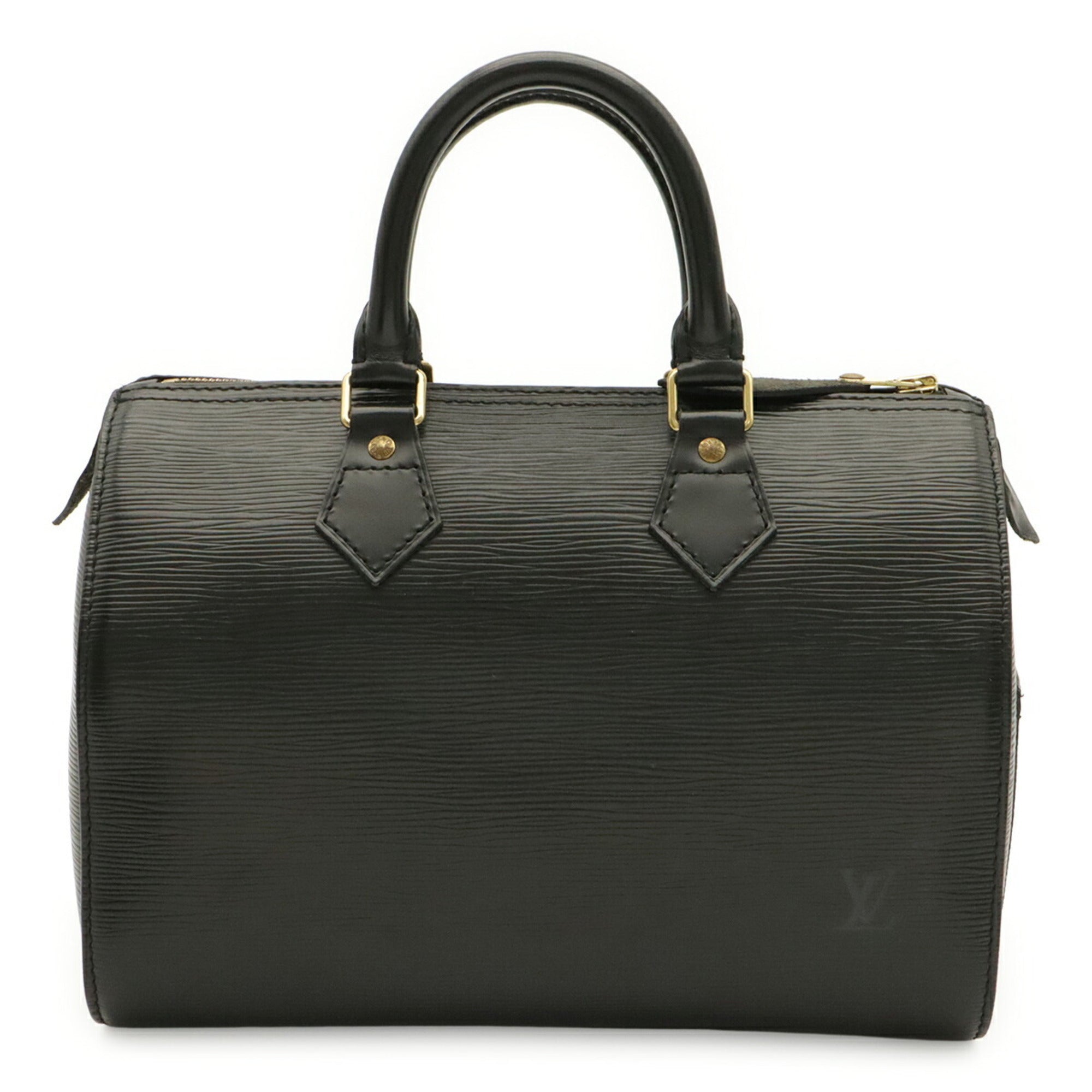 Louis Vuitton Noir Epi Leather Boston Bag Handbag (Pre-Owned)