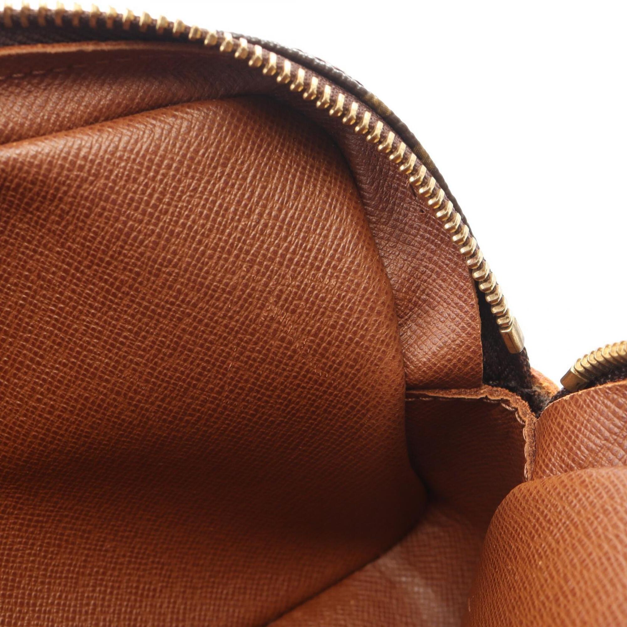 Louis Vuitton Brown Pvc Leather Handbag Shoulder Bag (Pre-Owned)