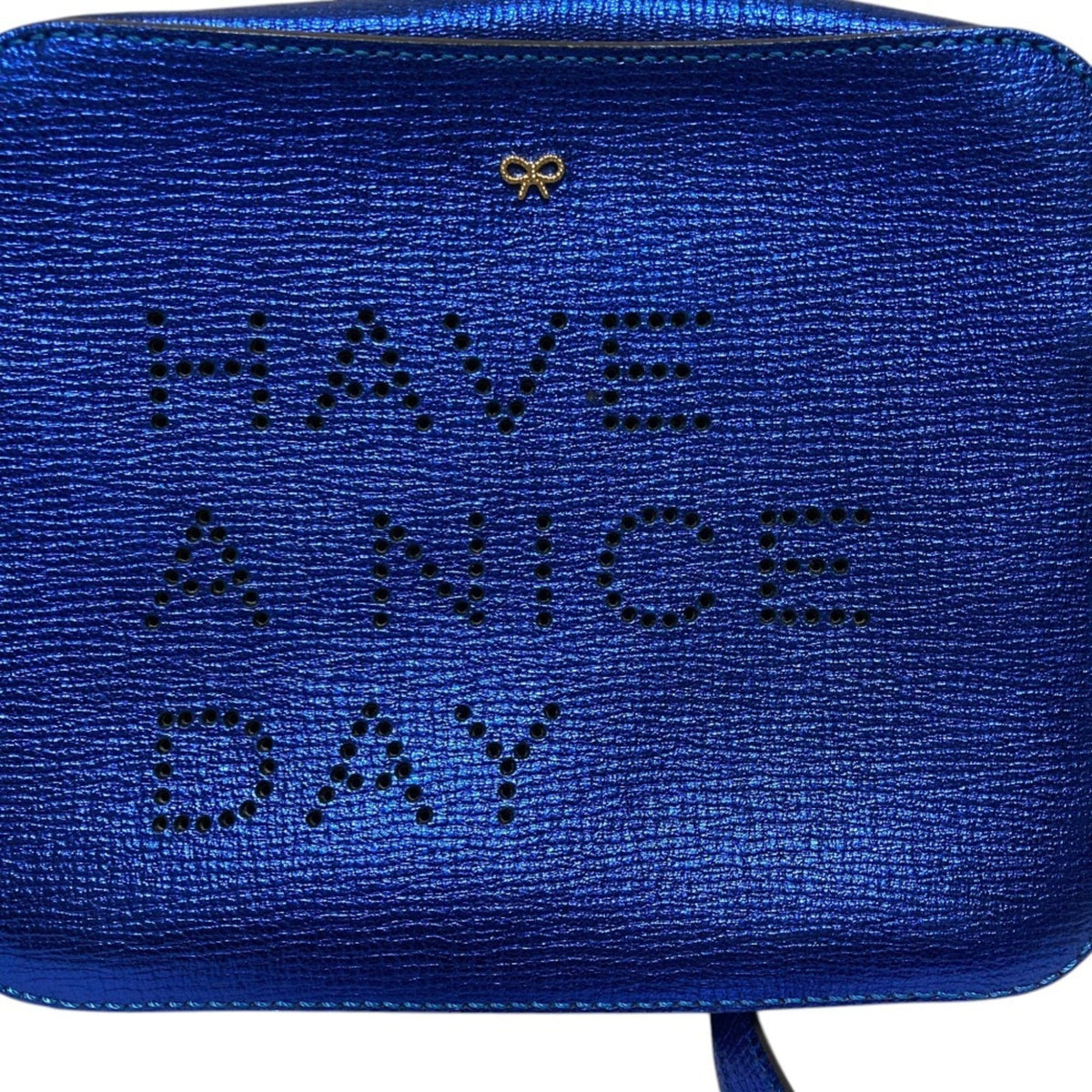 Anya Hindmarch Blue Shoulder Bag (Pre-Owned)