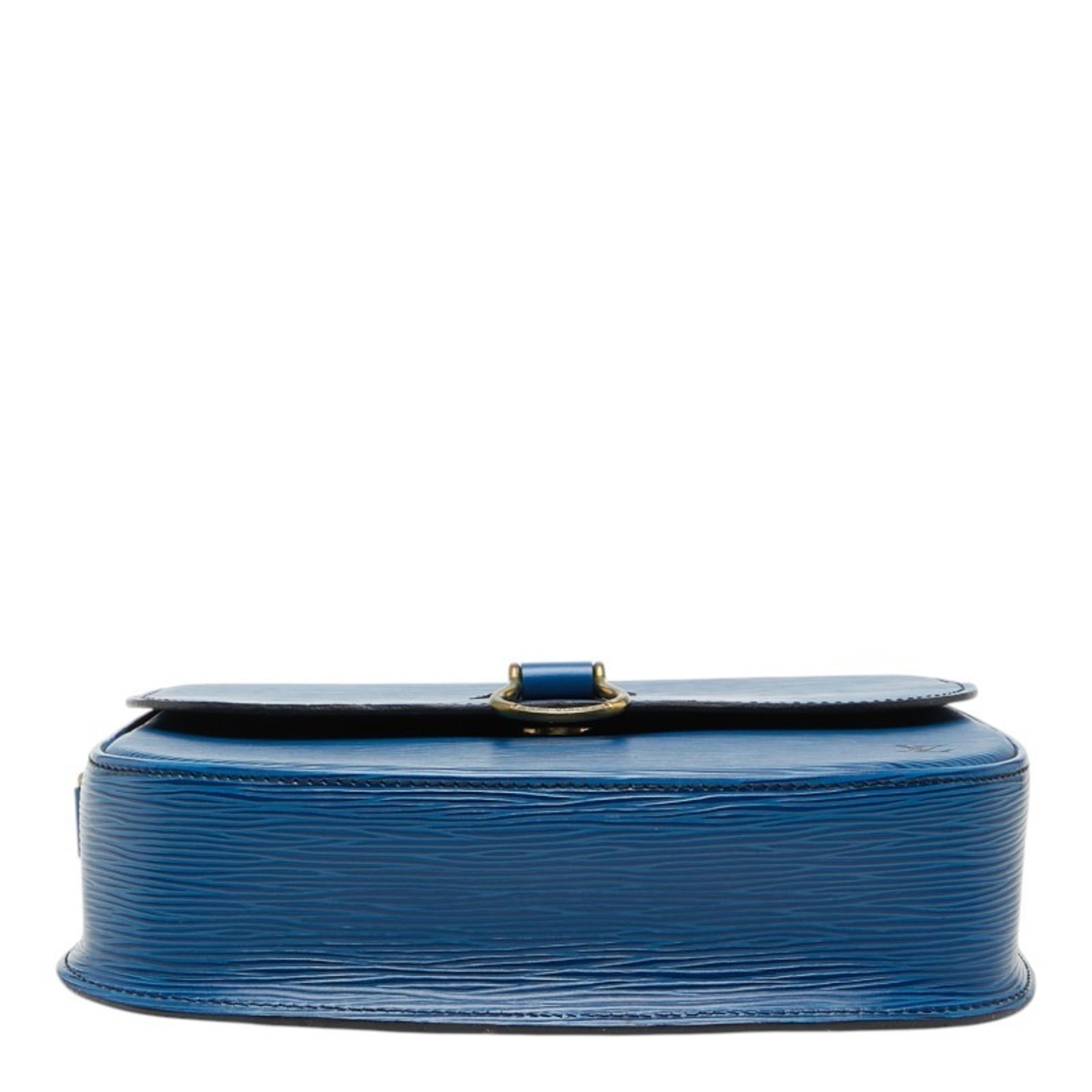 Louis Vuitton Epi Toledo Blue Leather Shoulder Bag (Pre-Owned)