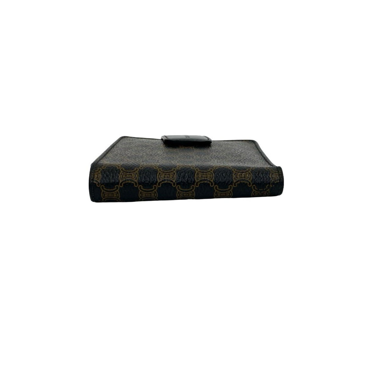 Celine Black Brown Leather Pvc Wallet (Bi-Fold) (Pre-Owned)