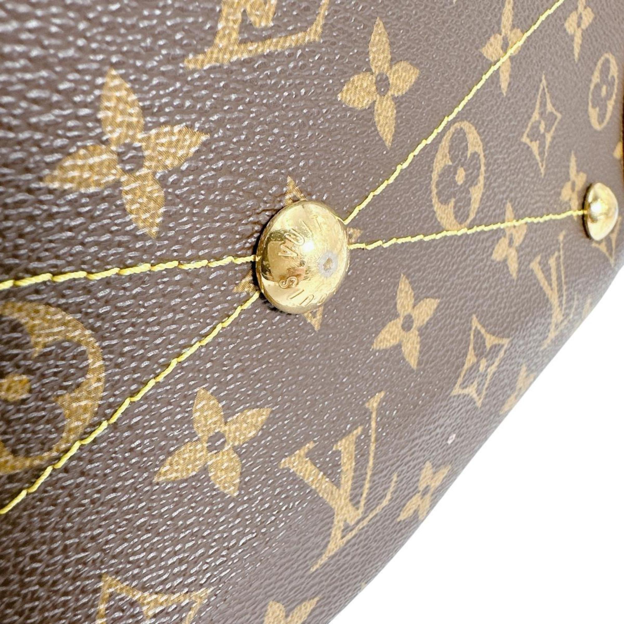 Louis Vuitton Brown Monogram Canvas Handbag (Pre-Owned)