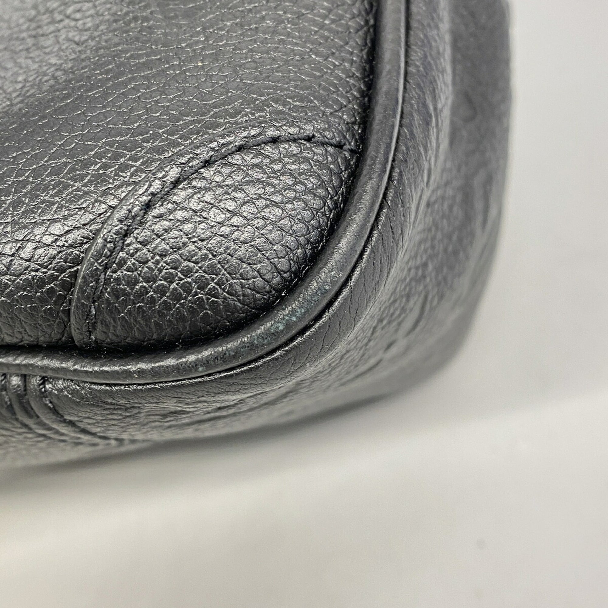Louis Vuitton Noir Handbag (Pre-Owned)