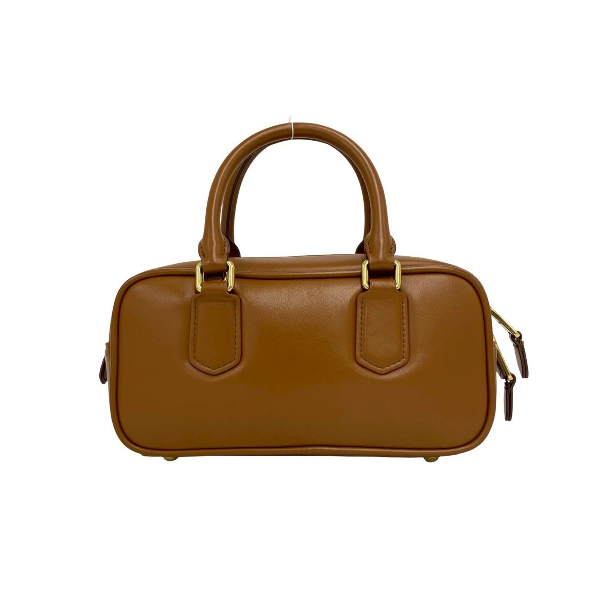 Miu Miu Brown Leather Handbag Shoulder Bag (Pre-Owned)