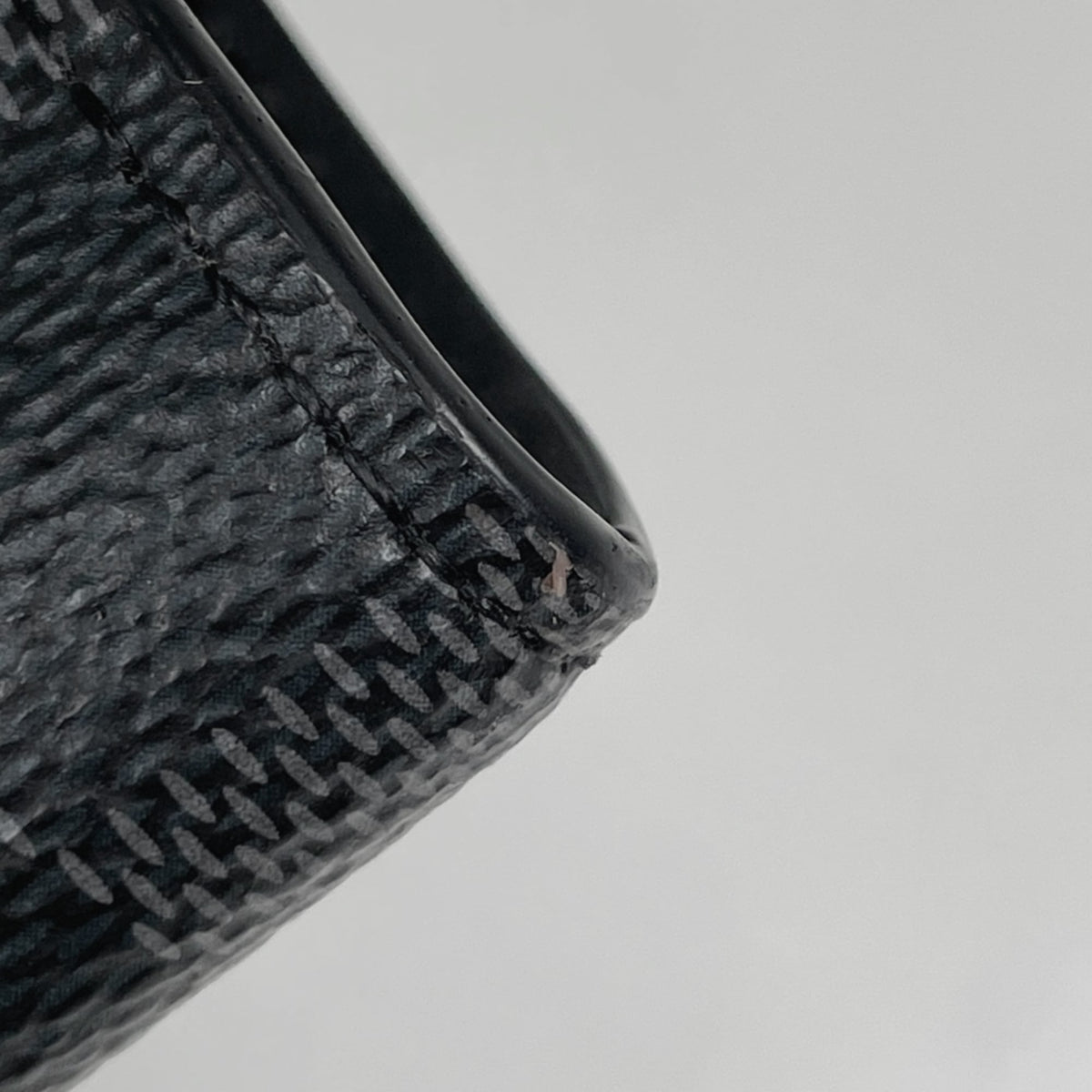 Louis Vuitton Black Noir Damier Graphite Clutch Bag Pochette (Pre-Owned)