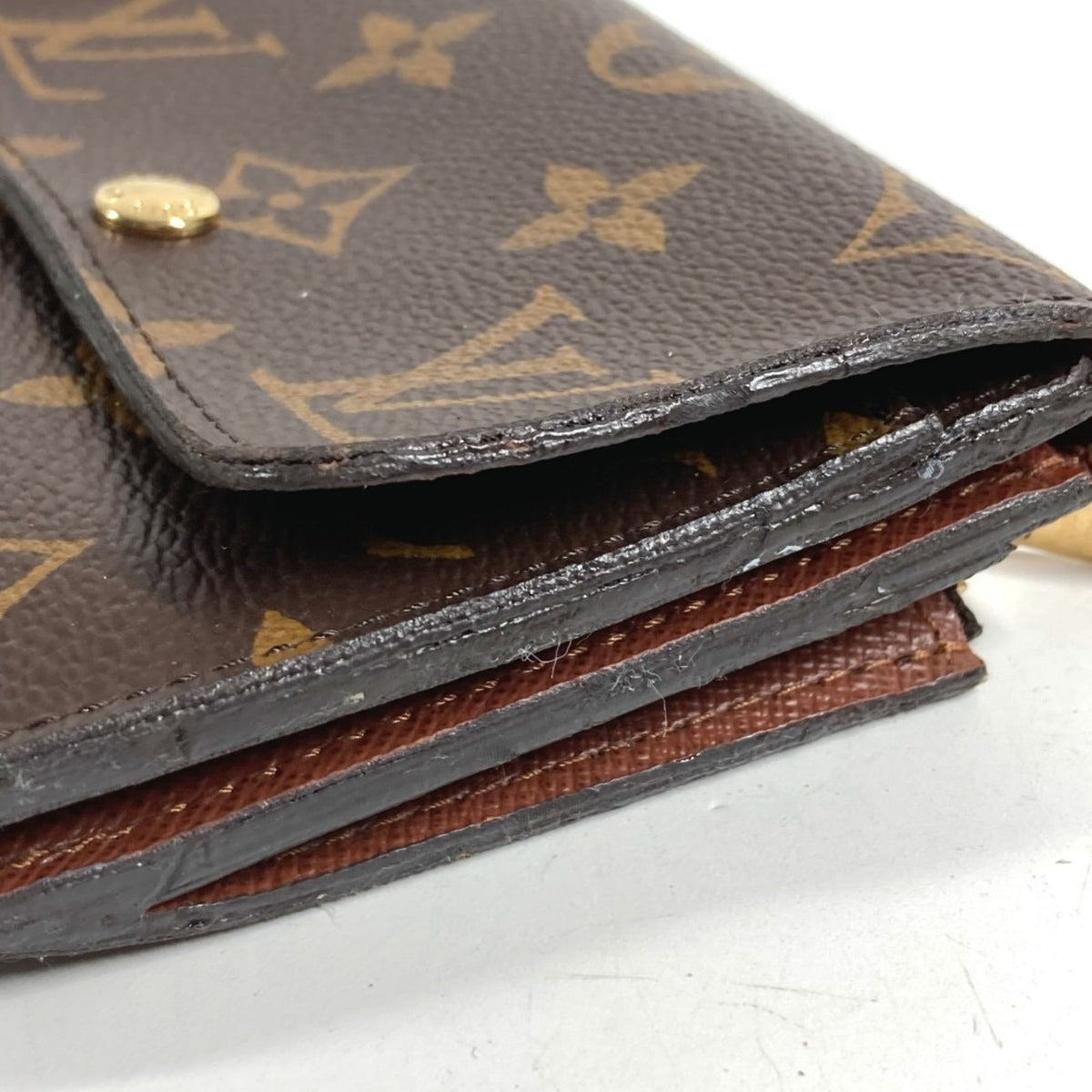 Louis Vuitton Brown Monogram Canvas Card Wallet (Pre-Owned)