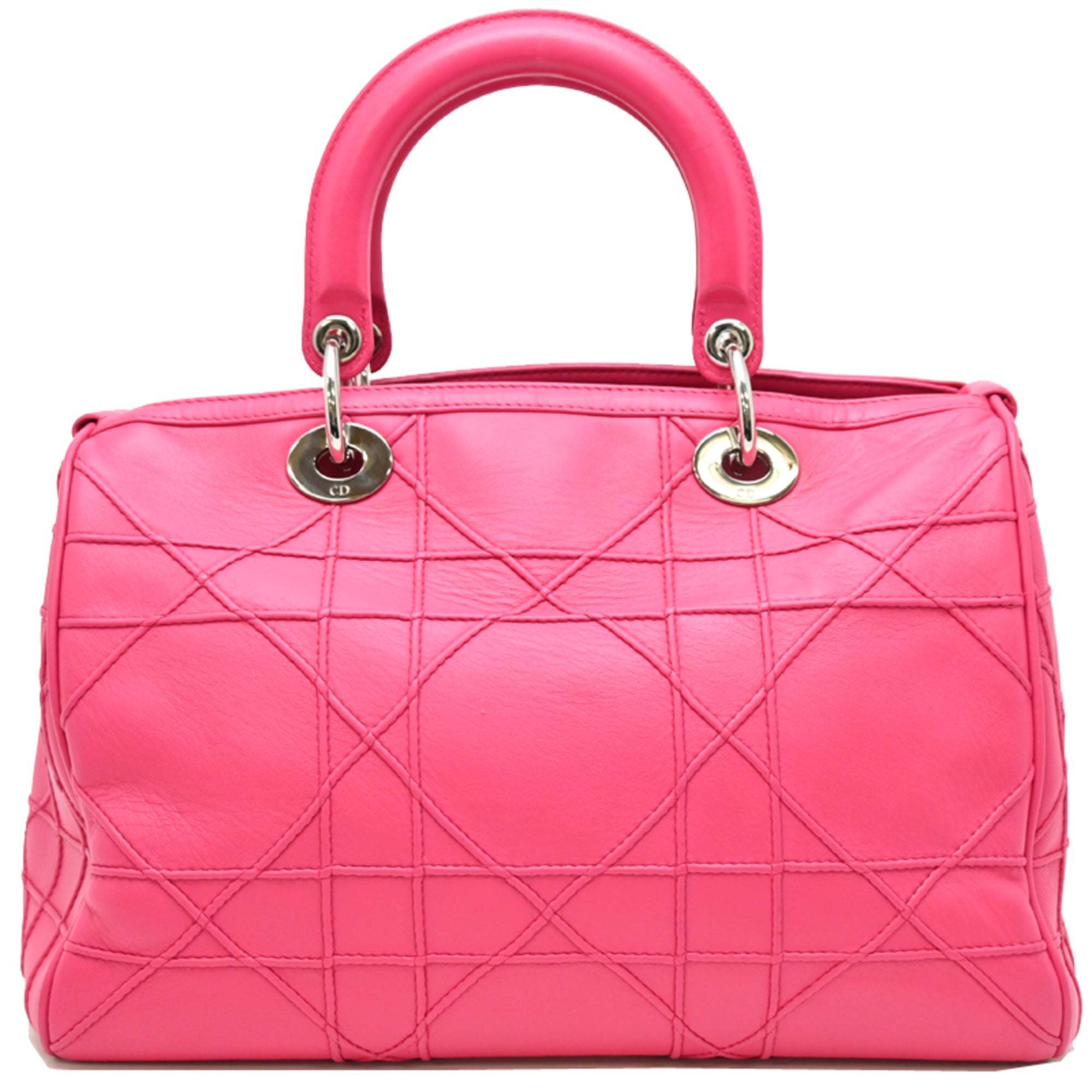 Christian Dior Pink Leather Handbag (Pre-Owned)