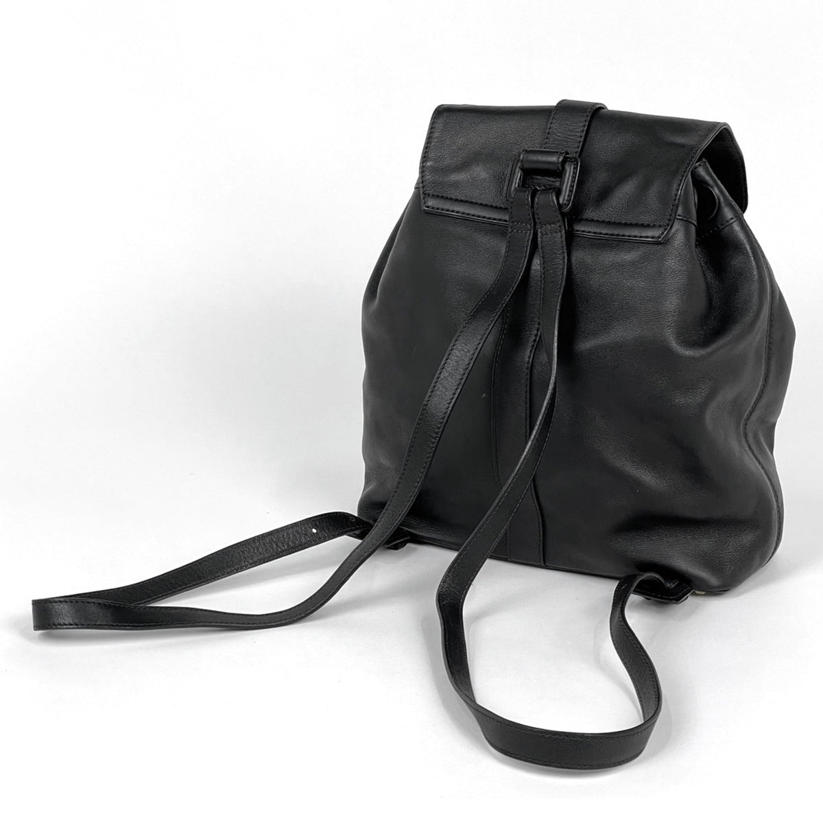 Chanel Black Leather Backpack (Pre-Owned)