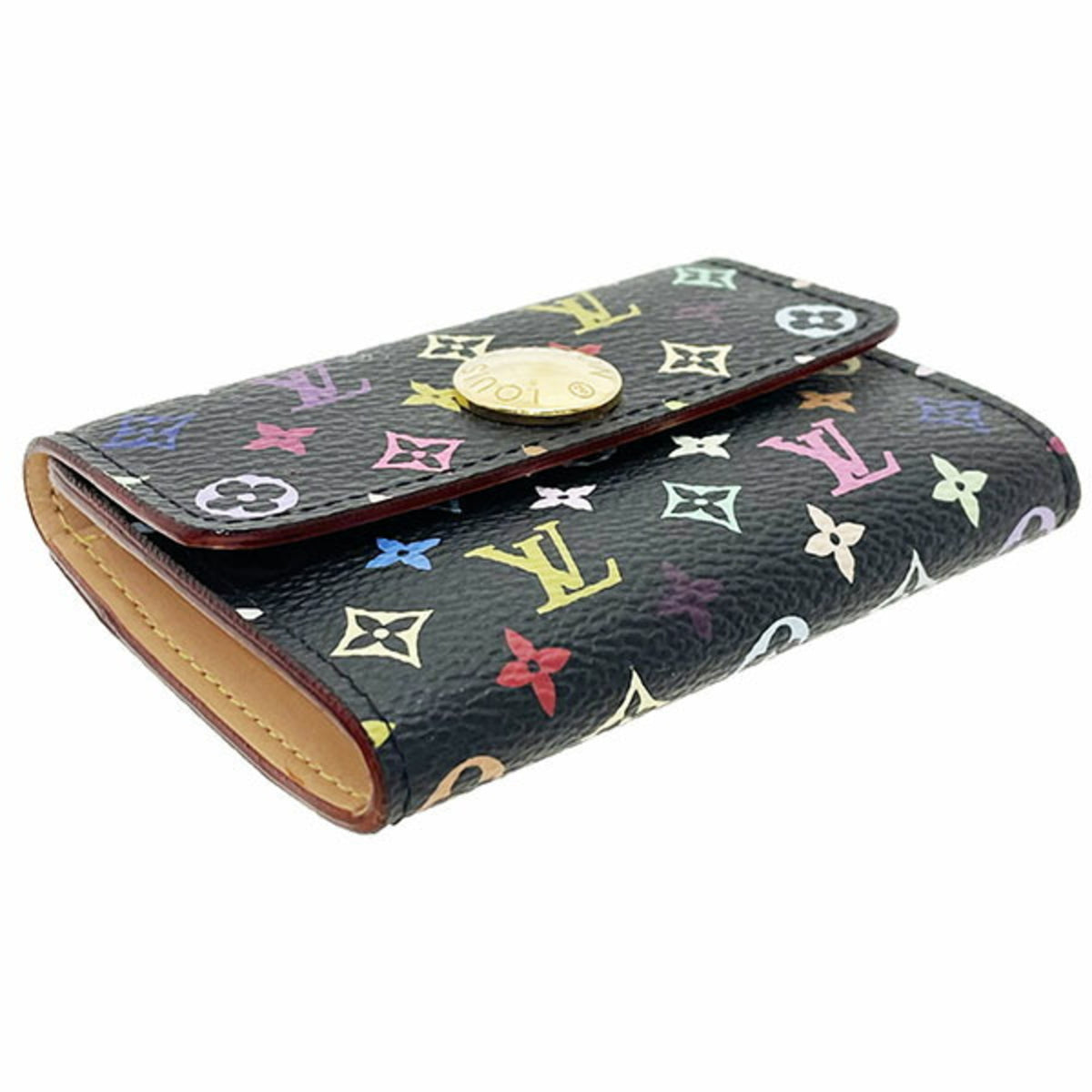 Louis Vuitton Monogram Multicolore Black Noir Monogram Multicolore Coin Purse/Coin Case (Pre-Owned)