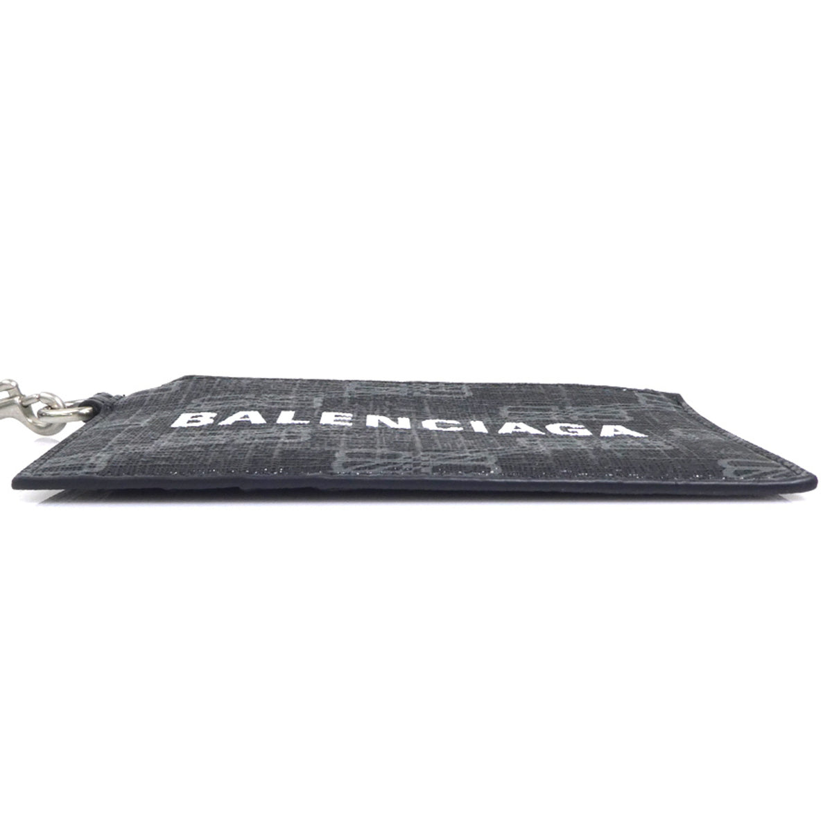 Balenciaga Black Leather Coin Purse/Coin Case (Pre-Owned)