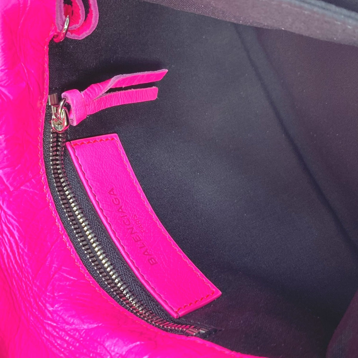 Balenciaga Pink Leather Clutch Bag (Pre-Owned)
