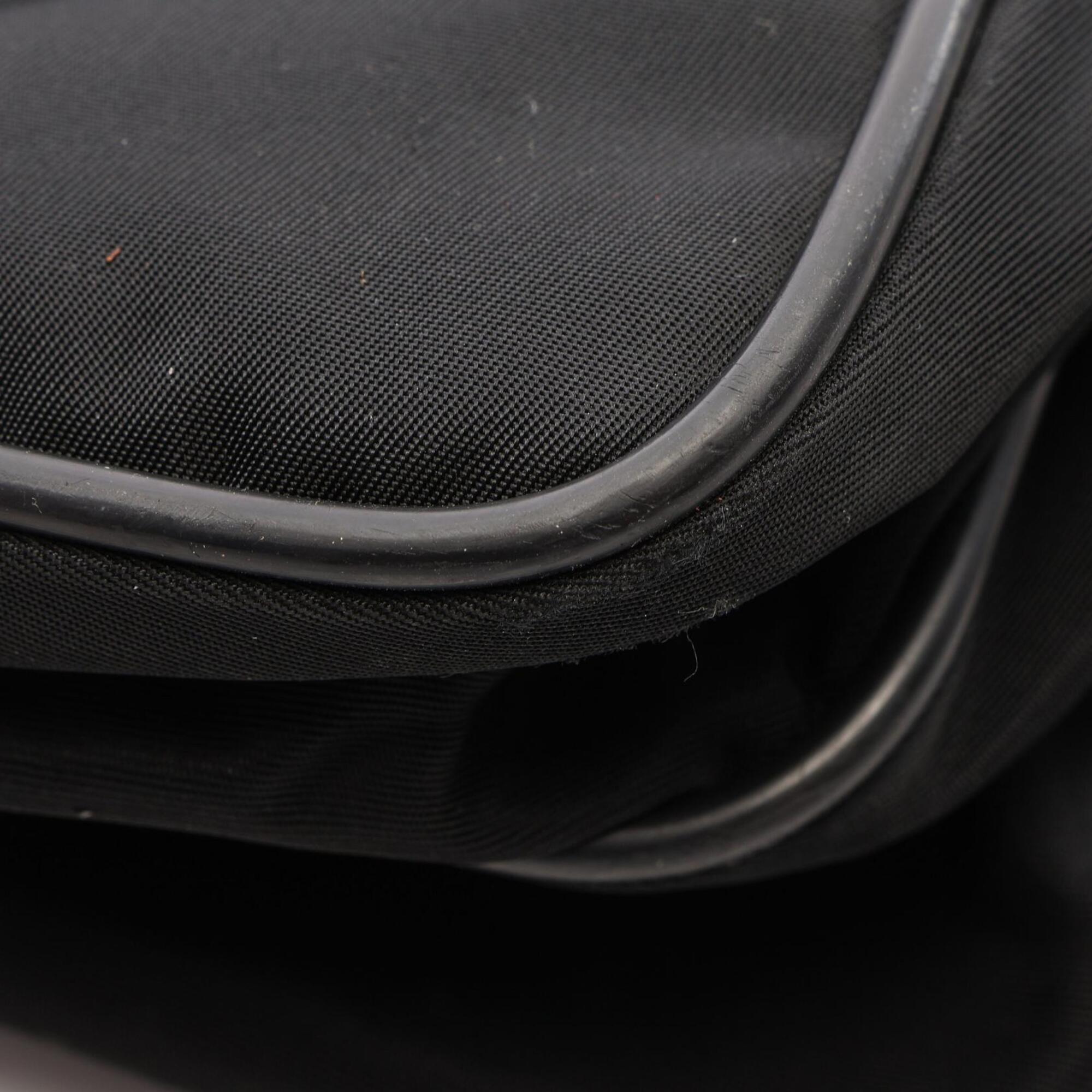Prada Black Nylon Saffiano Handbag Shoulder Bag (Pre-Owned)