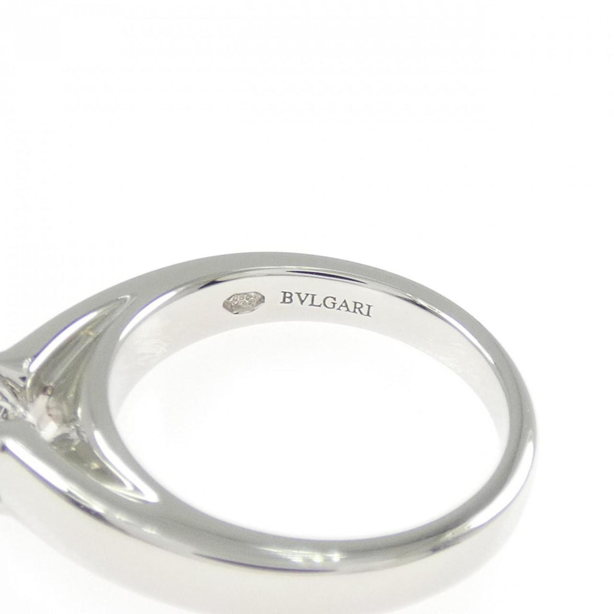 Bvlgari Platinum Platinum 950 Band Ring (Pre-Owned)