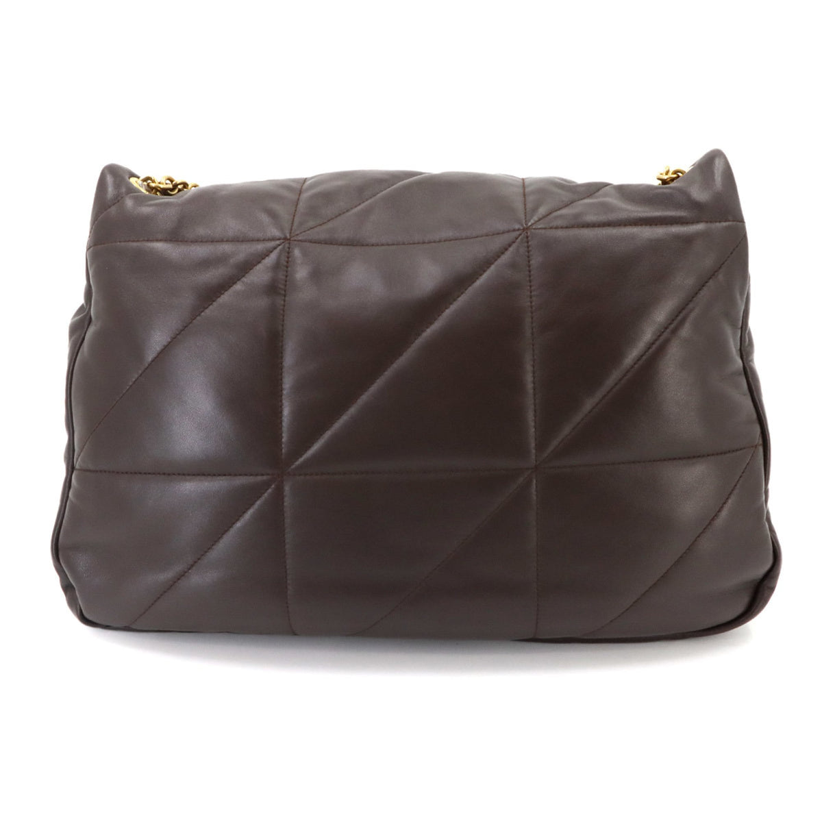 Saint Laurent Brown Leather Handbag Shoulder Bag (Pre-Owned)