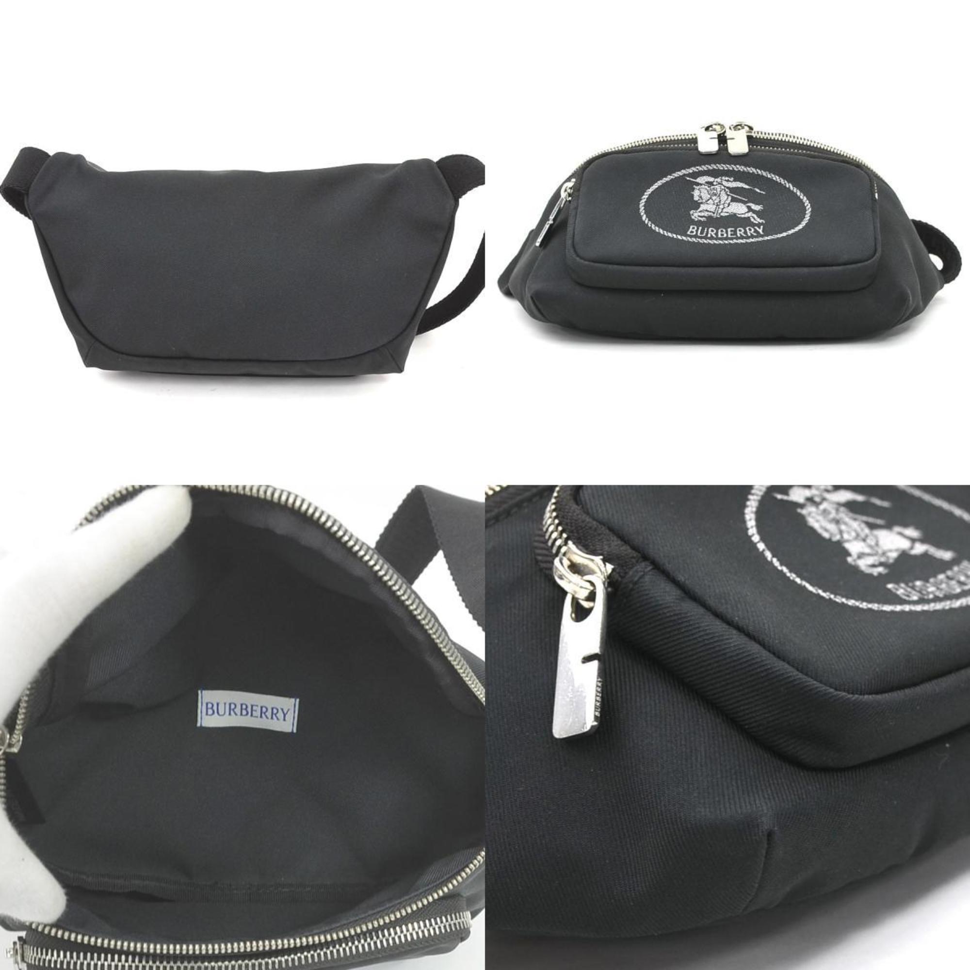 Burberry Black Nylon Canvas Fanny Pack (Pre-Owned)