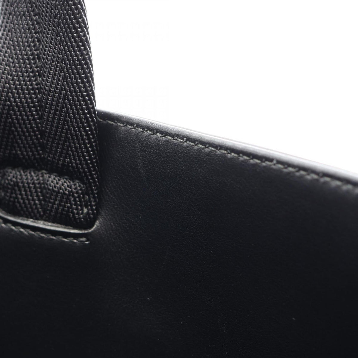 Prada Black Leather Handbag Tote Bag (Pre-Owned)