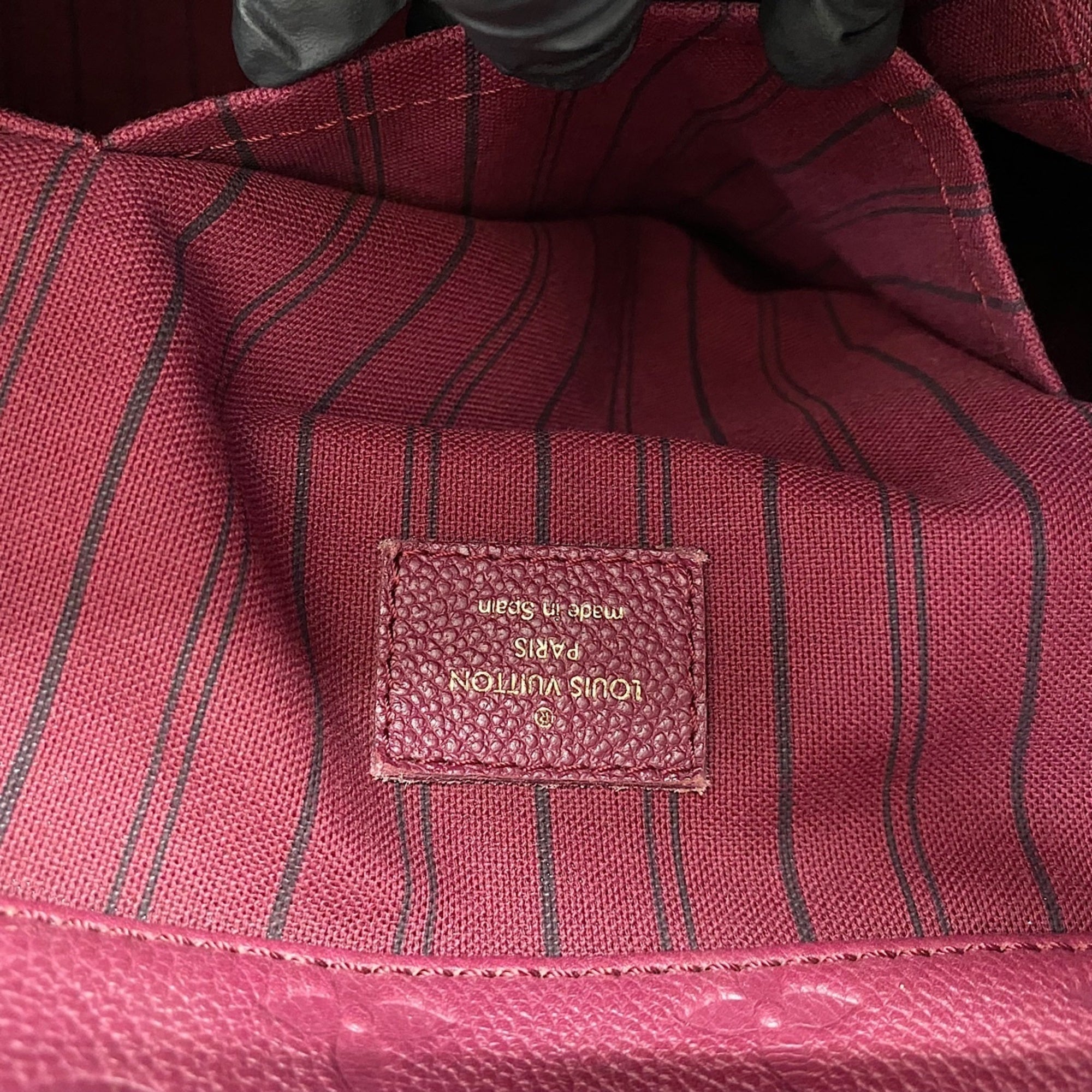 Louis Vuitton Purple Handbag (Pre-Owned)